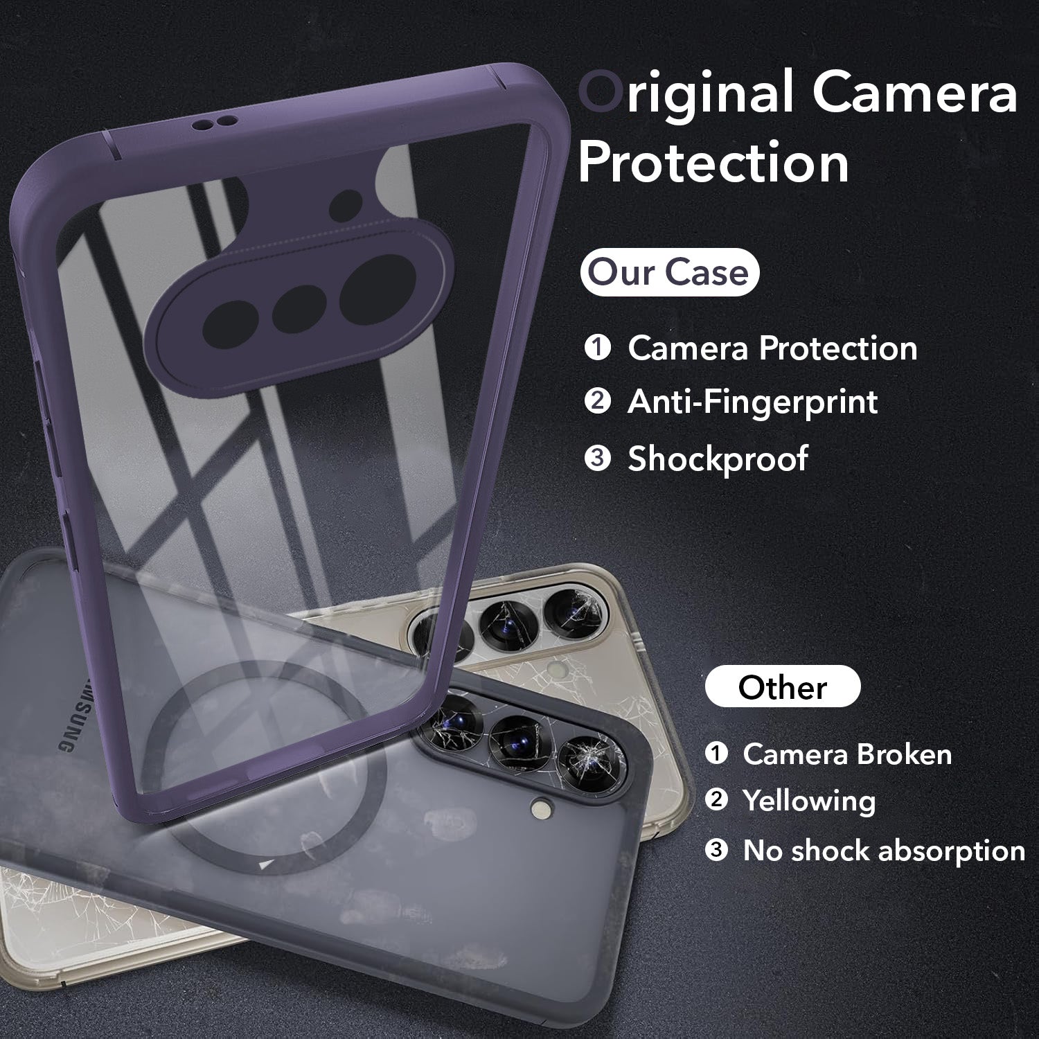 For Nothing Phone 4A 5G  Back Cover Case Ultra-Hybrid (Lifetime Anti Yellow | Anti Scratch | Crystal Clear Shockproof)