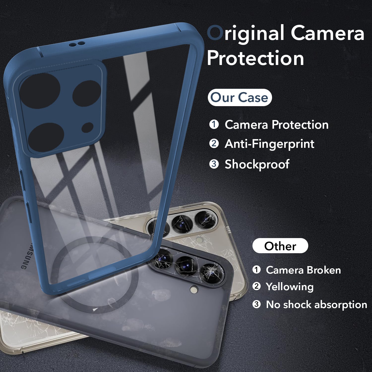 For Nothing Phone 3A Lite Back Cover Case Ultra-Hybrid (Lifetime Anti Yellow | Anti Scratch | Crystal Clear Shockproof)