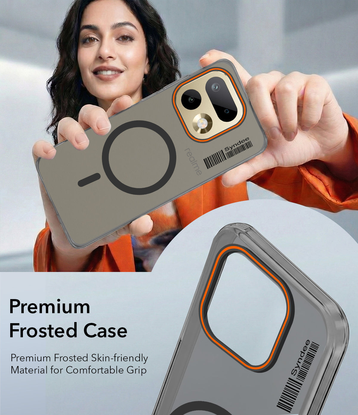 For Realme 16 Pro Back Cover Case (Soft Touch | Camera Bump Protection | MagSafe Compatible | Matte Finish)