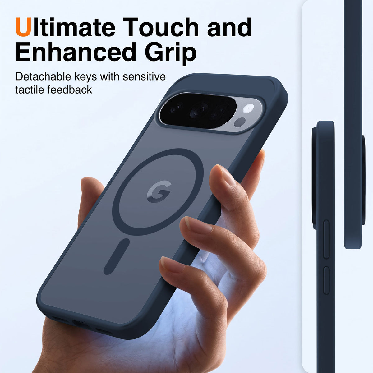 For Google Pixel 10 Pro Matte Finish Back Case Cover (MagSafe Compatible | Translucent Soft Touch | Slim and Unbreakable)