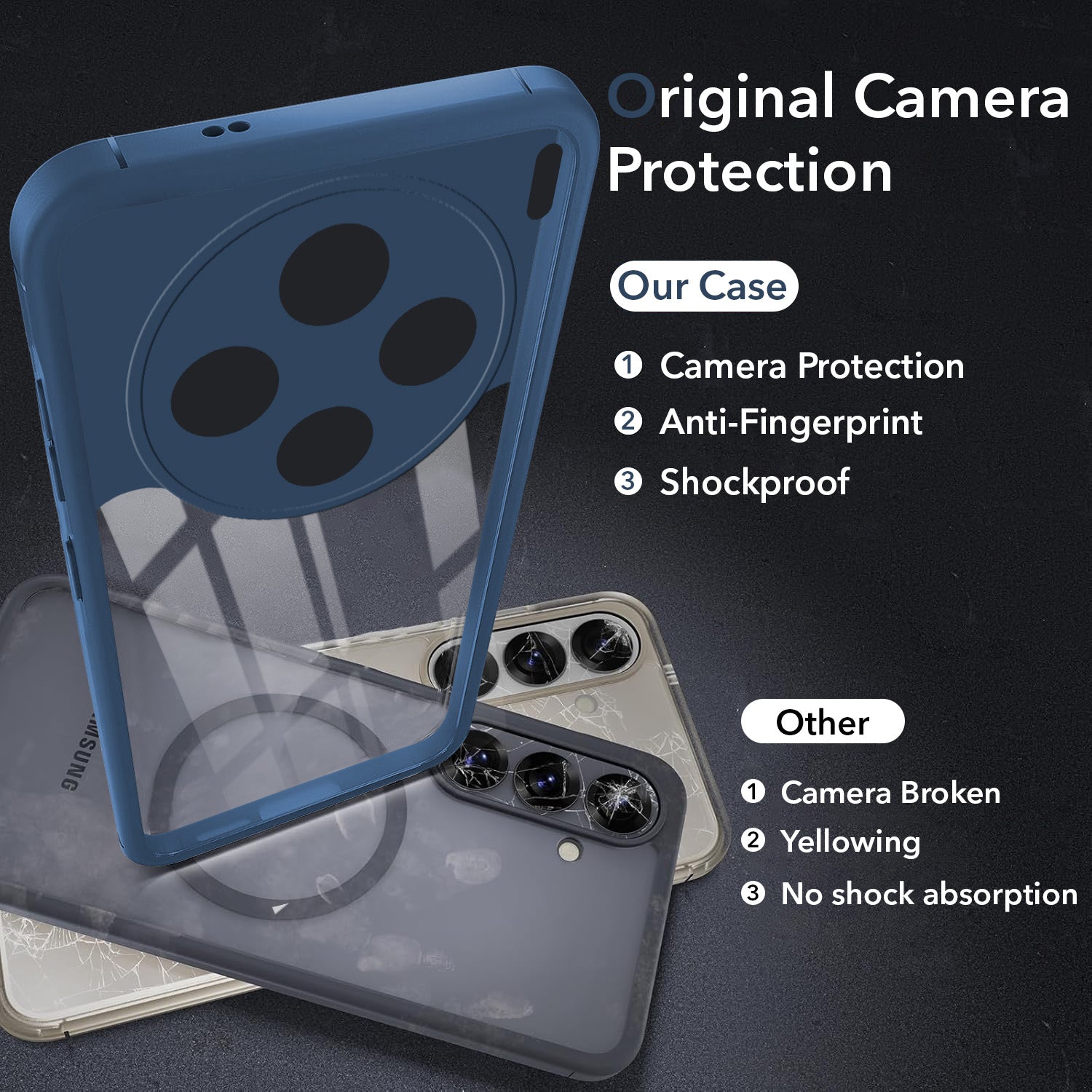 For Vivo X200T Back Cover Case Ultra-Hybrid (Lifetime Anti Yellow | Anti Scratch | Crystal Clear Shockproof)