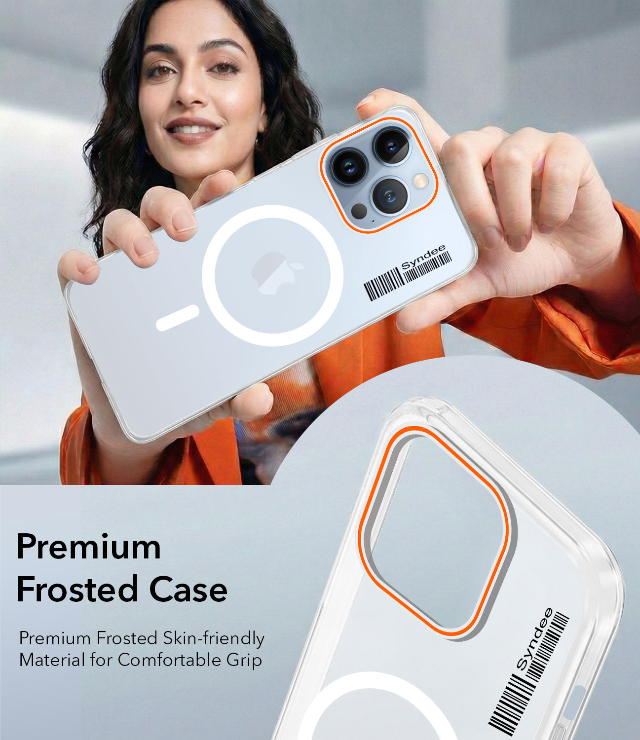 For Apple iPhone 13 Pro Back Cover Case (Soft Touch | Camera Bump Protection | MagSafe Compatible | Matte Finish)