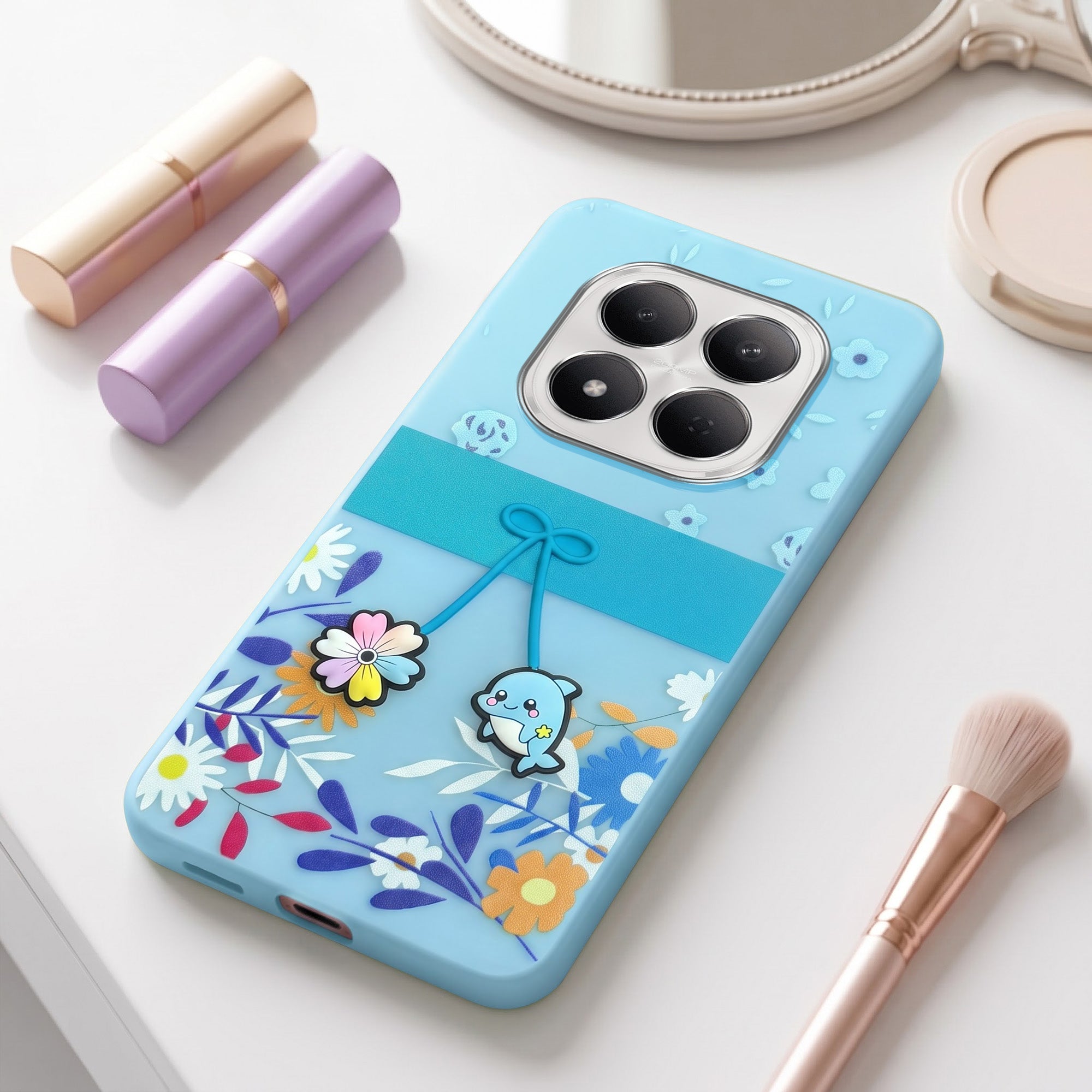 For Xiaomi Redmi Note 15 Pro 5G Back Cover Case (3D Cute Cartoons | Hard Back Side Soft | Matte Premium Finish | HD Printing)