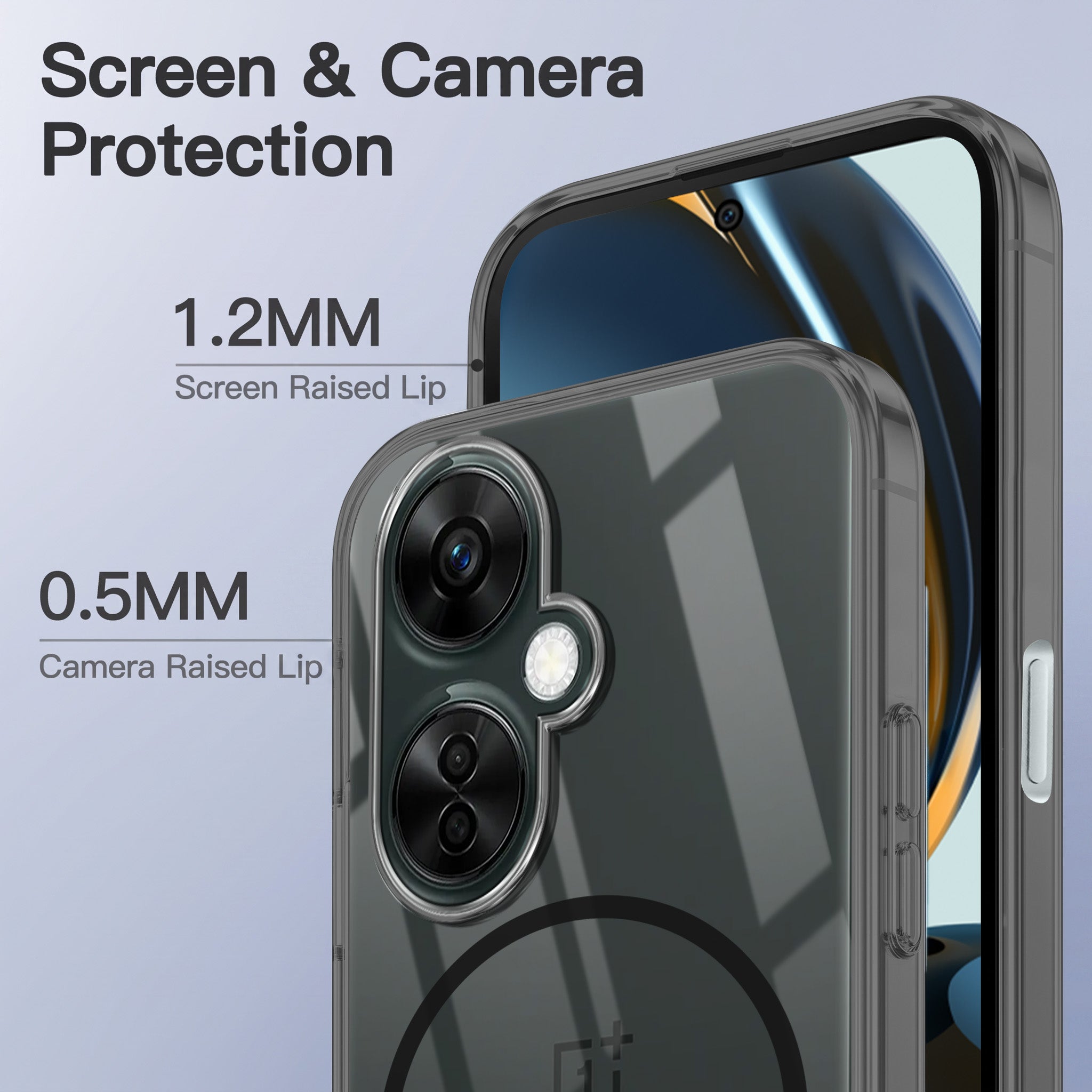 For OnePlus Nord CE 3 Lite Back Case Cover Crystal Anti Yellow (Unbreakable PC | MagSafe Wireless Charging Support |Camera Protection Bump)