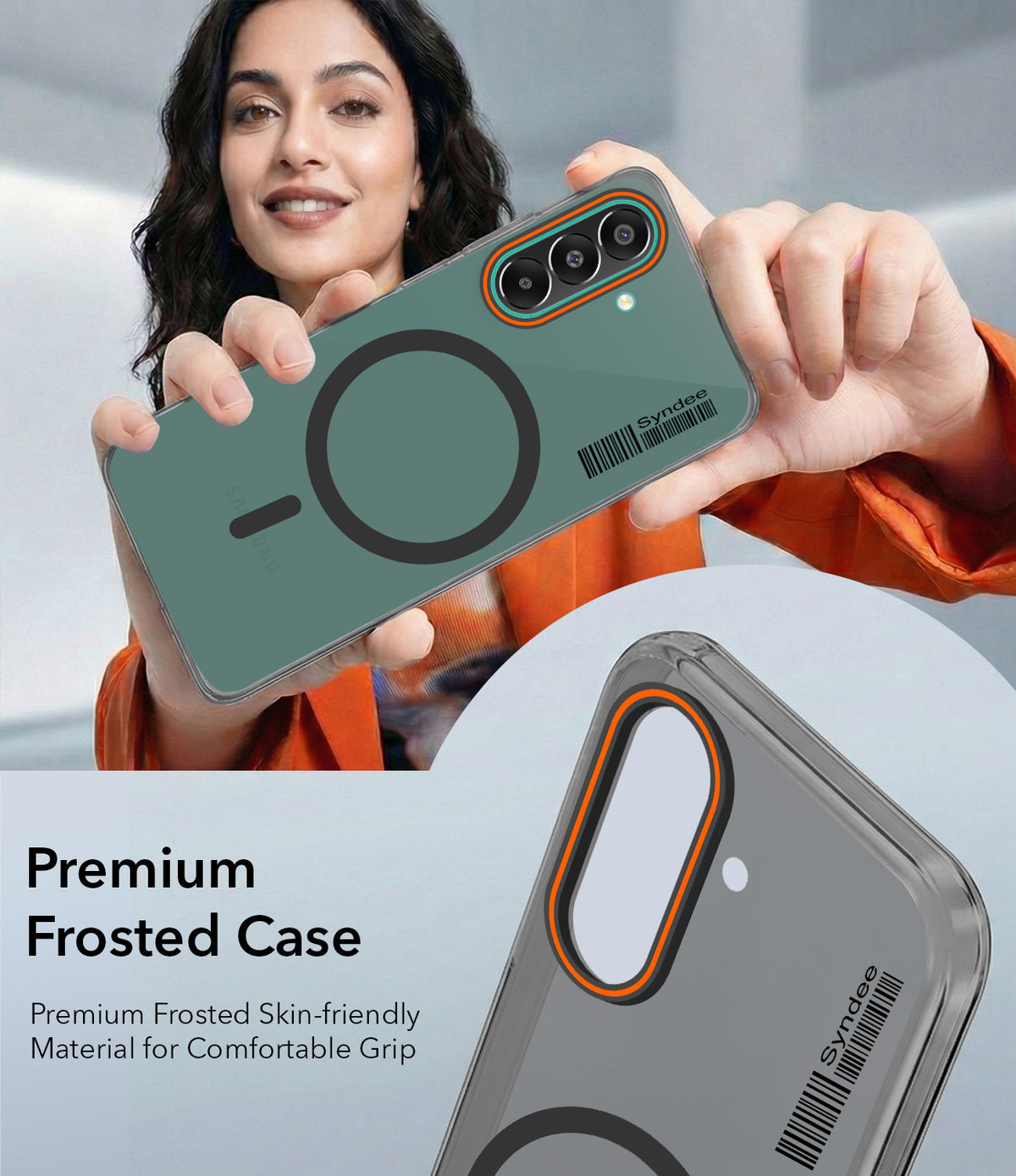 For Samsung Galaxy F70 Pro 5G Back Cover Case (Soft Touch | Camera Bump Protection | MagSafe Compatible | Matte Finish)