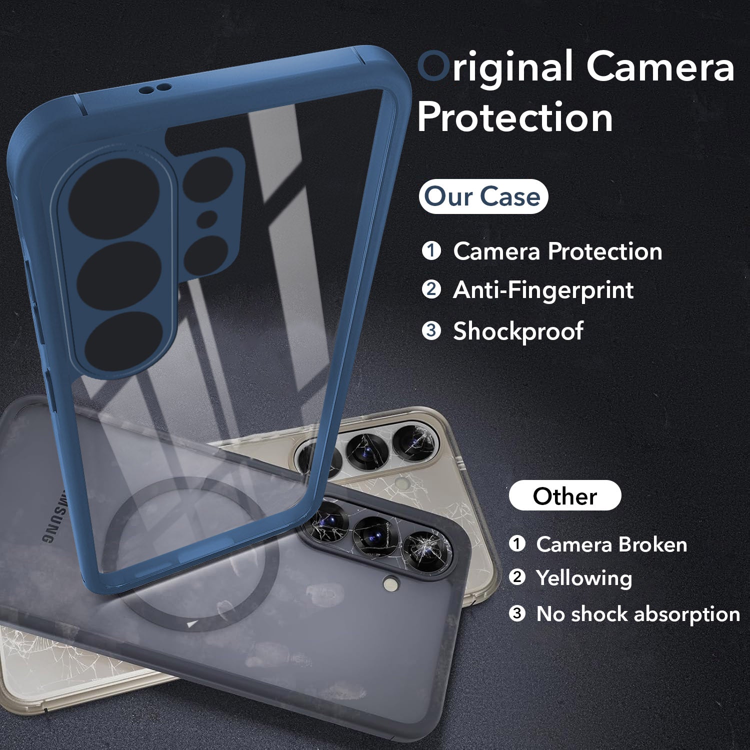 For Samsung Galaxy S26 Ultra Back Cover Case Ultra-Hybrid (Lifetime Anti Yellow | Anti Scratch | Crystal Clear Shockproof)