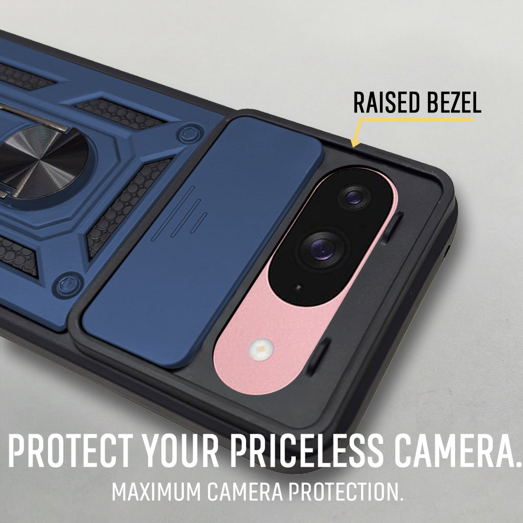 For Google Pixel 9 Back Cover Case (Hybrid Dual Armor Polycarbonate)