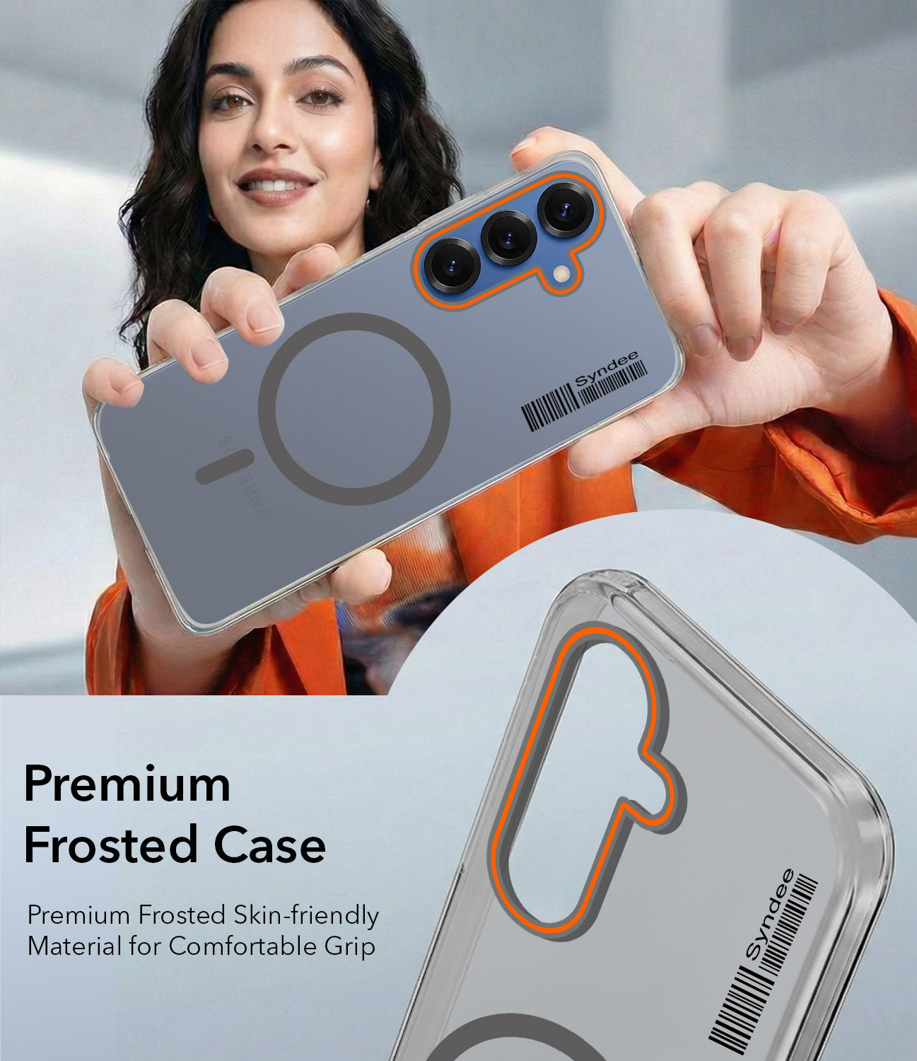 For Samsung Galaxy S25 Back Cover Case (Soft Touch | Camera Bump Protection | MagSafe Compatible | Matte Finish)