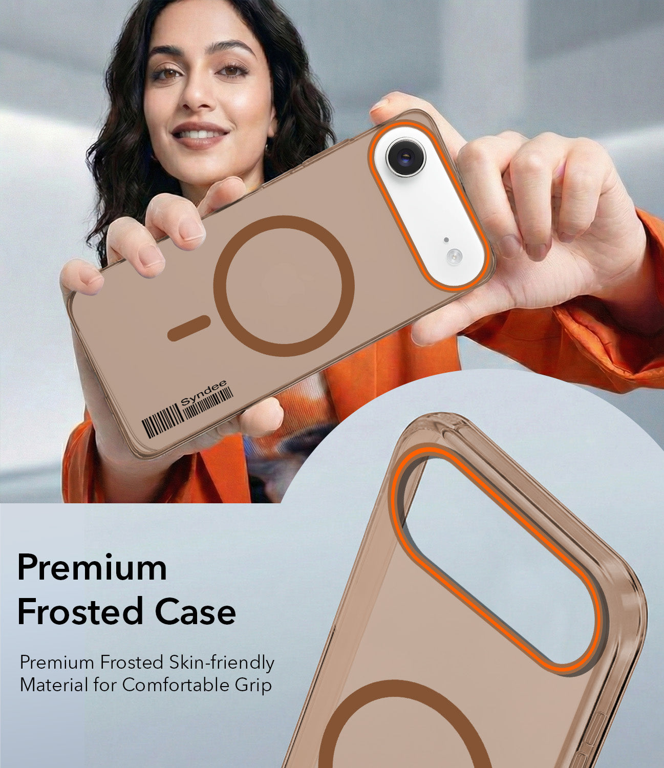 For Apple iPhone 17 Air Back Cover Case (Soft Touch | Camera Bump Protection | MagSafe Compatible | Matte Finish)