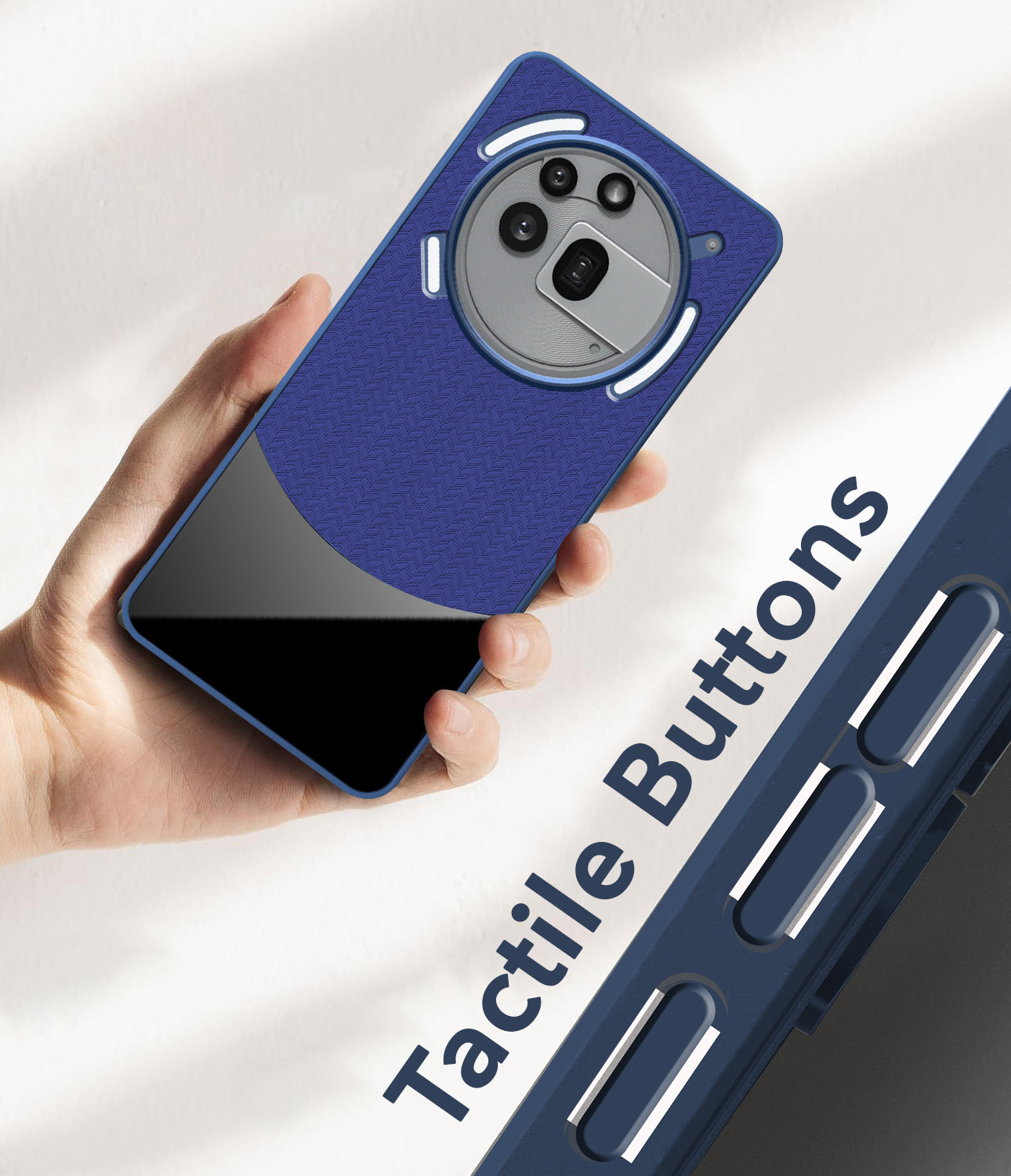 For Nothing Phone 3A Pro 5G Silicone Finish Back Cover Case (Premium Minimalist Professional Feel | Camera Protection Bump)