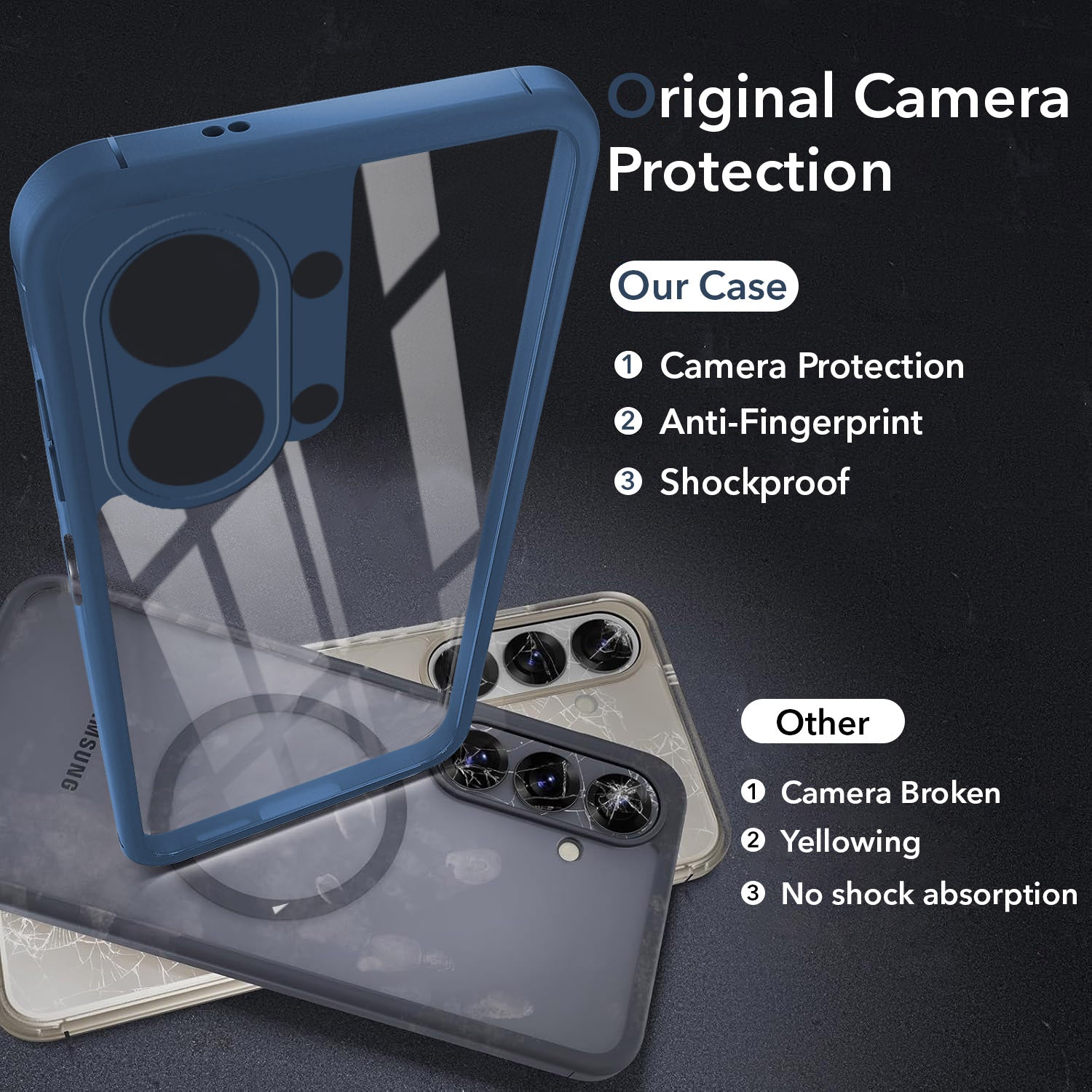 For Vivo Y05 (4G) | Vivo T5 Lite (5G)  Back Cover Case Ultra-Hybrid (Lifetime Anti Yellow | Anti Scratch | Crystal Clear Shockproof)