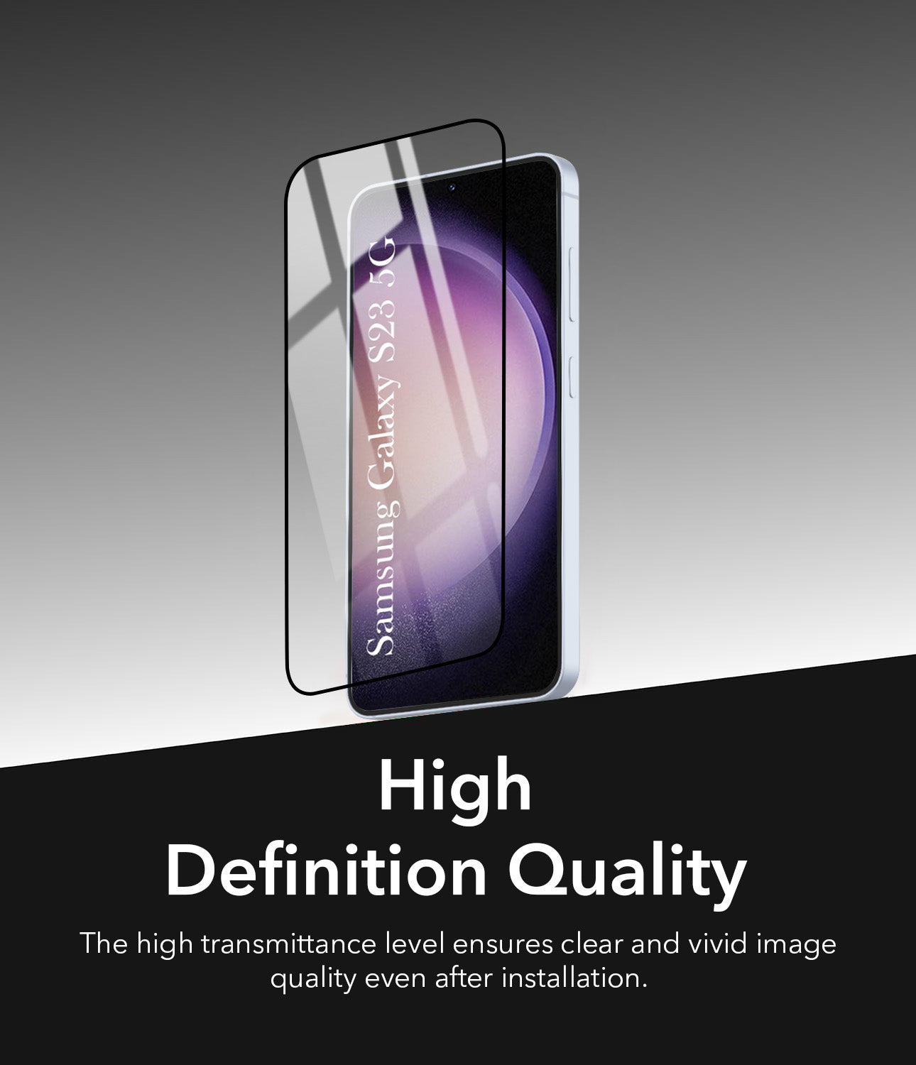 (Pack of 2) Tempered Glass For Samsung Galaxy S23 5G Military-Grade Gorilla Screen Protector With Installation Kit | Shatterproof, Full Coverage, HD Clear, Scratch Resistant