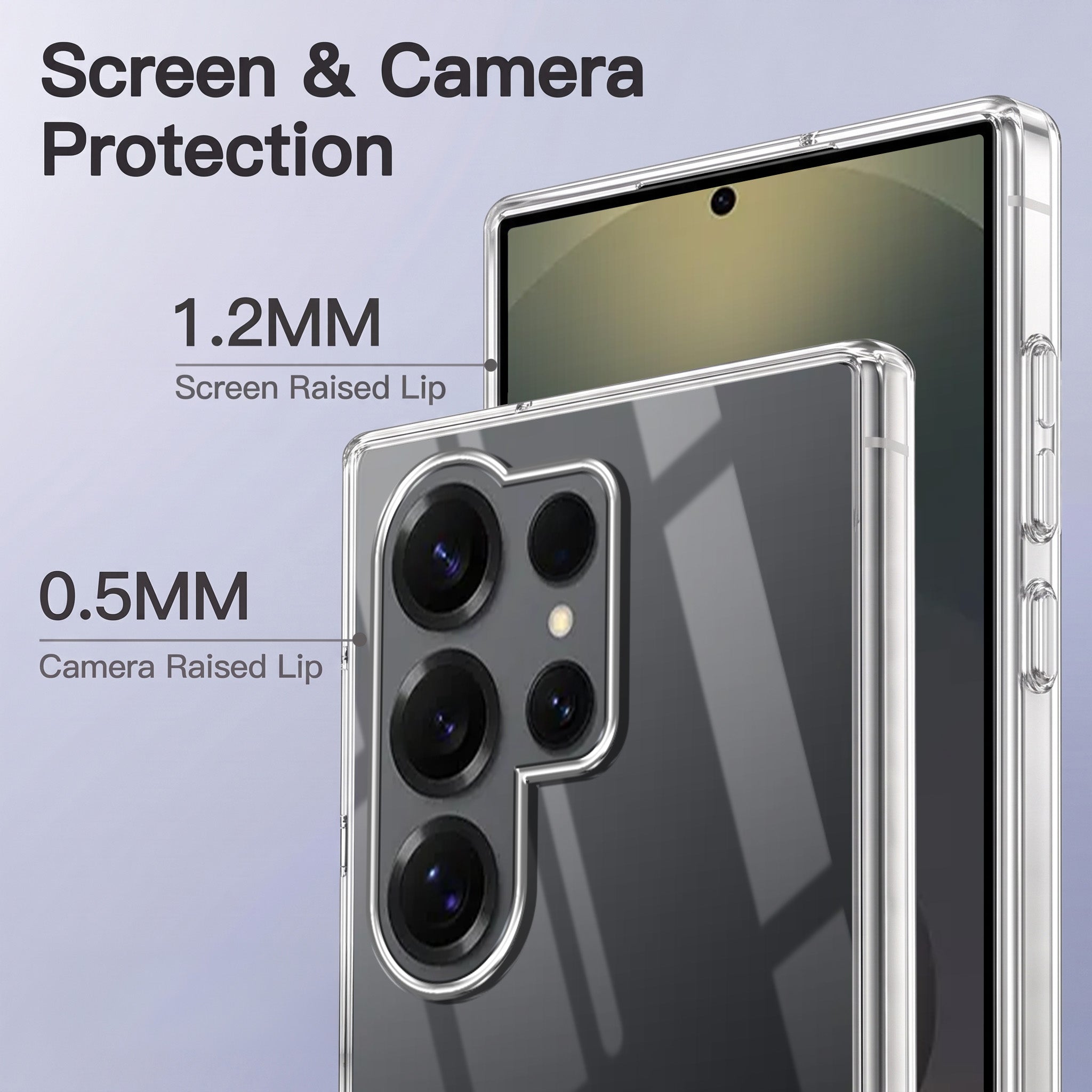 For Samsung Galaxy S25 Ultra Back Case Cover Crystal Anti Yellow (Unbreakable PC | MagSafe Wireless Charging Support |Camera Protection Bump)