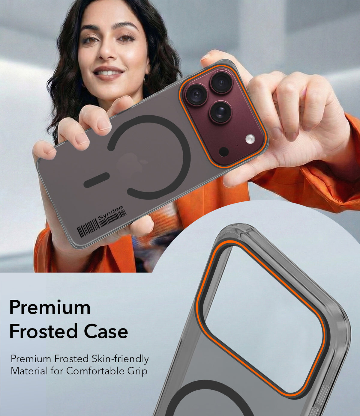 For Apple iPhone 18 Pro Max Back Cover Case (Soft Touch | Camera Bump Protection | MagSafe Compatible | Matte Finish)