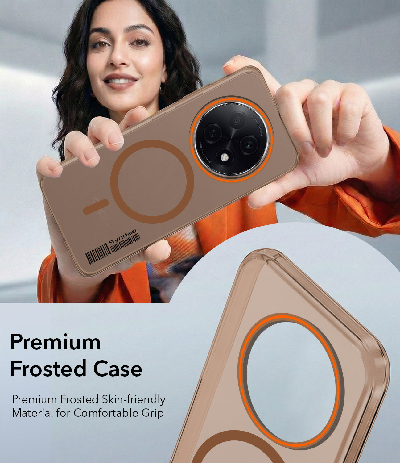For Oppo F29 Pro Back Cover Case (Soft Touch | Camera Bump Protection | MagSafe Compatible | Matte Finish)