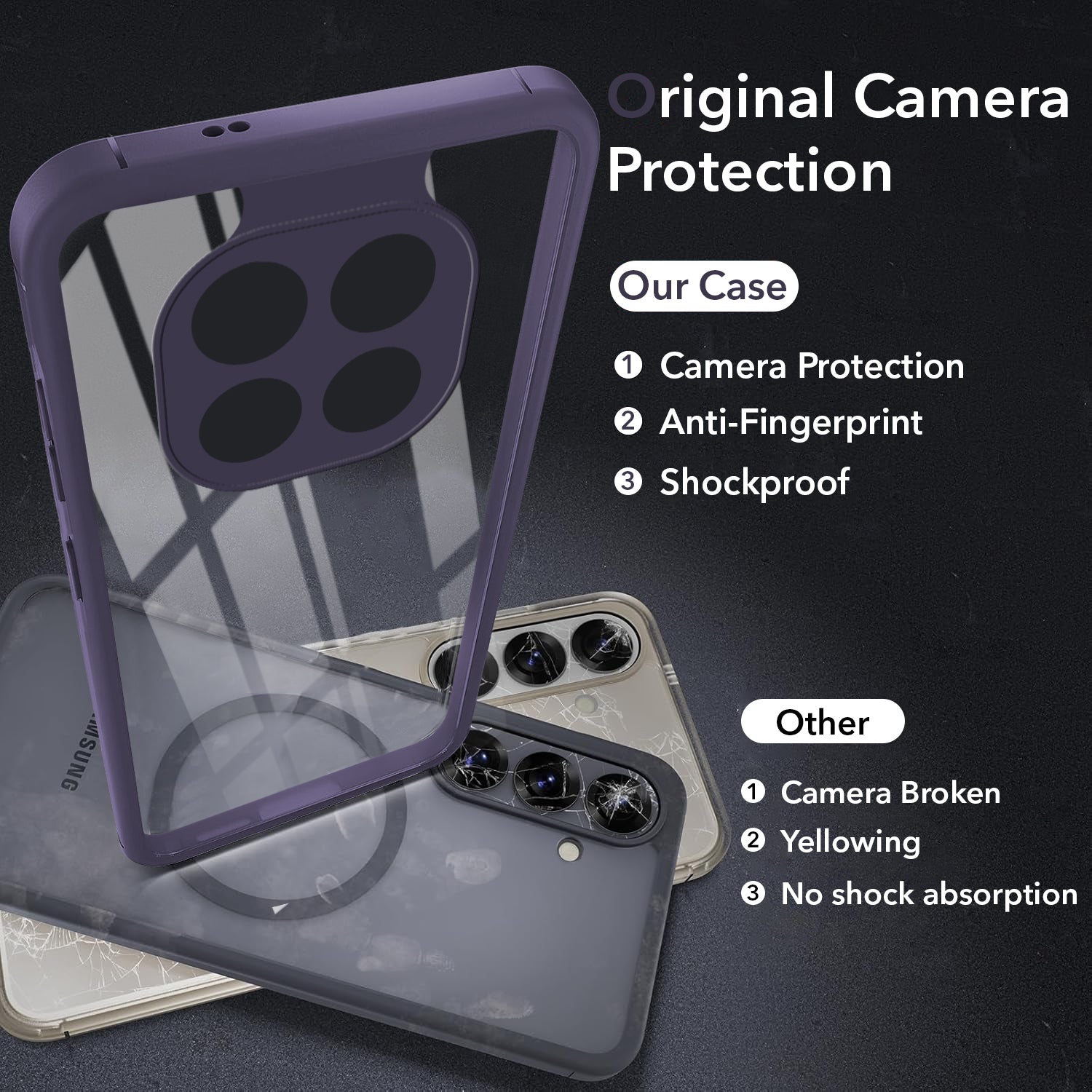 For Redmi note 15 | Redmi note 15 SE (5G) Back Cover Case Ultra-Hybrid (Lifetime Anti Yellow | Anti Scratch | Crystal Clear Shockproof)