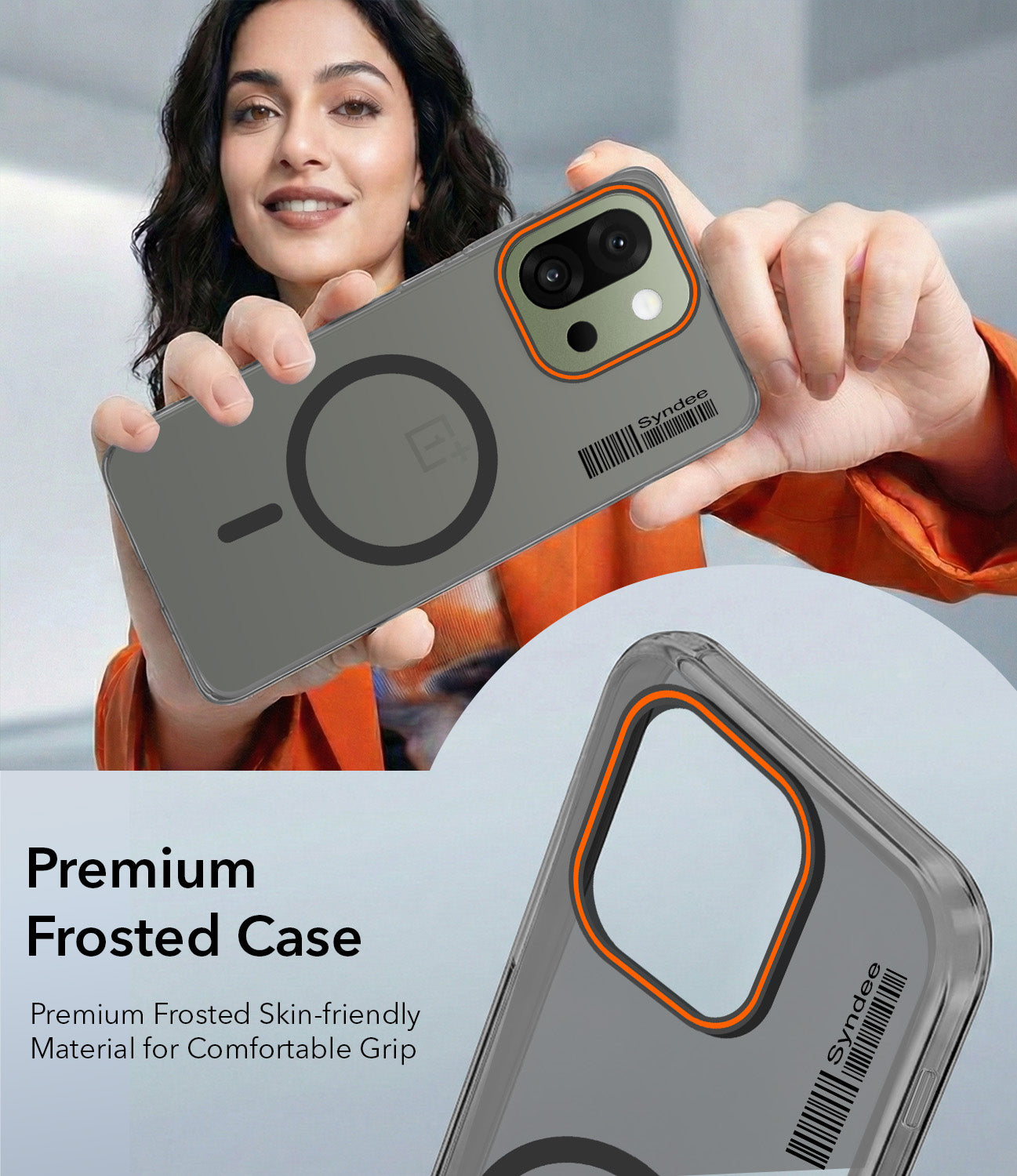 For OnePlus 13S Back Cover Case (Soft Touch | Camera Bump Protection | MagSafe Compatible | Matte Finish)