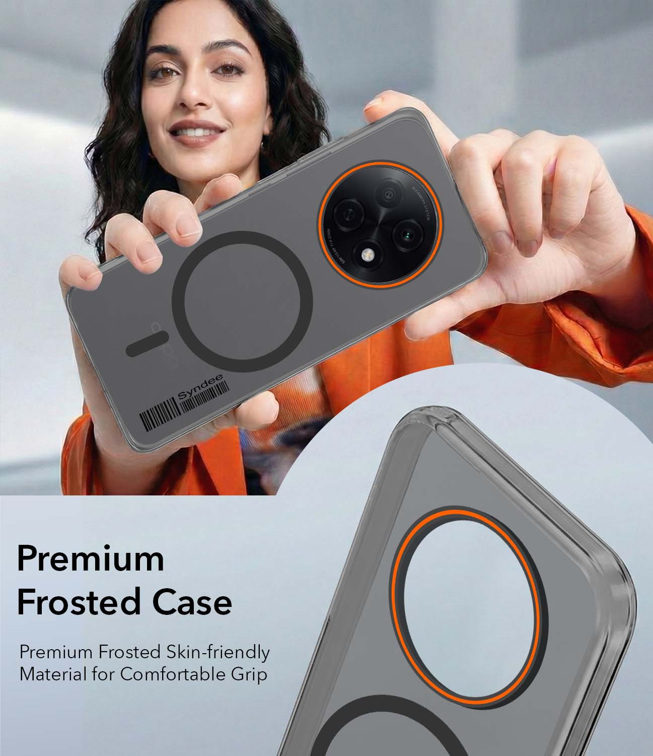 For Oppo F29 Pro Back Cover Case (Soft Touch | Camera Bump Protection | MagSafe Compatible | Matte Finish)