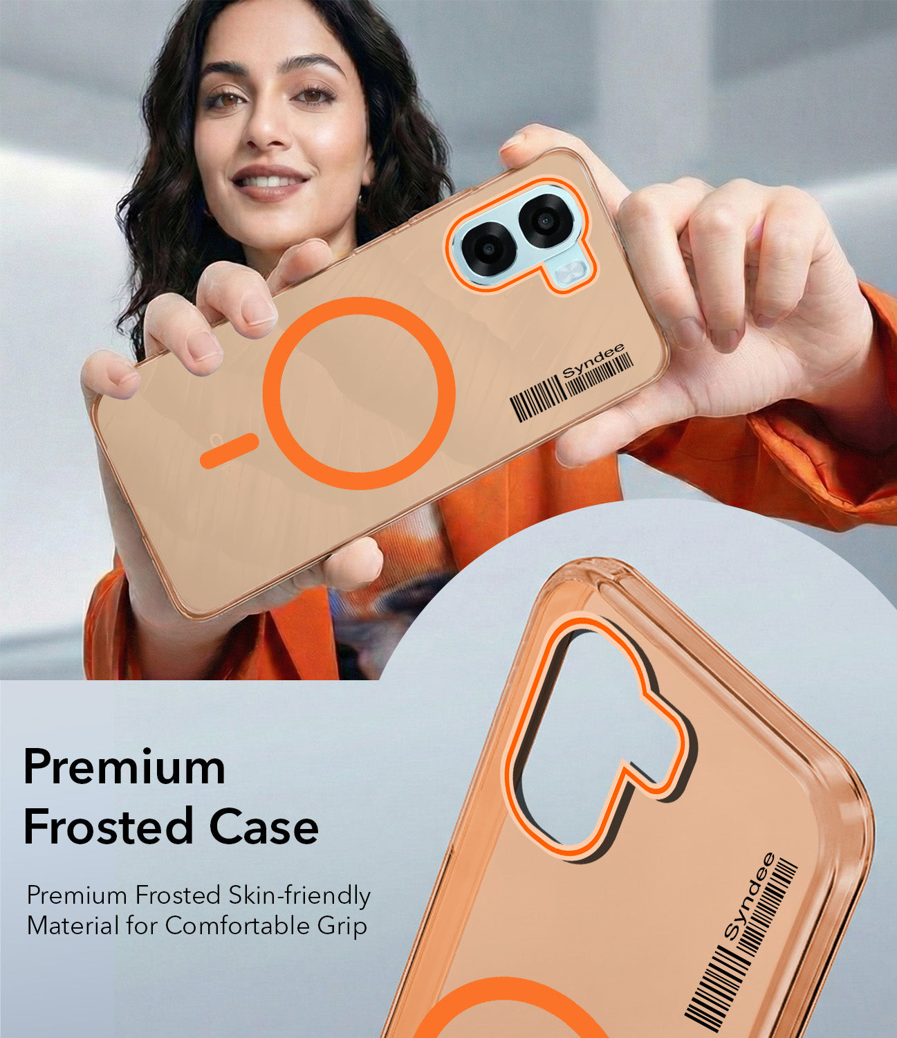 For Oppo A6X | Oppo A6S Back Cover Case (Soft Touch | Camera Bump Protection | MagSafe Compatible | Matte Finish)