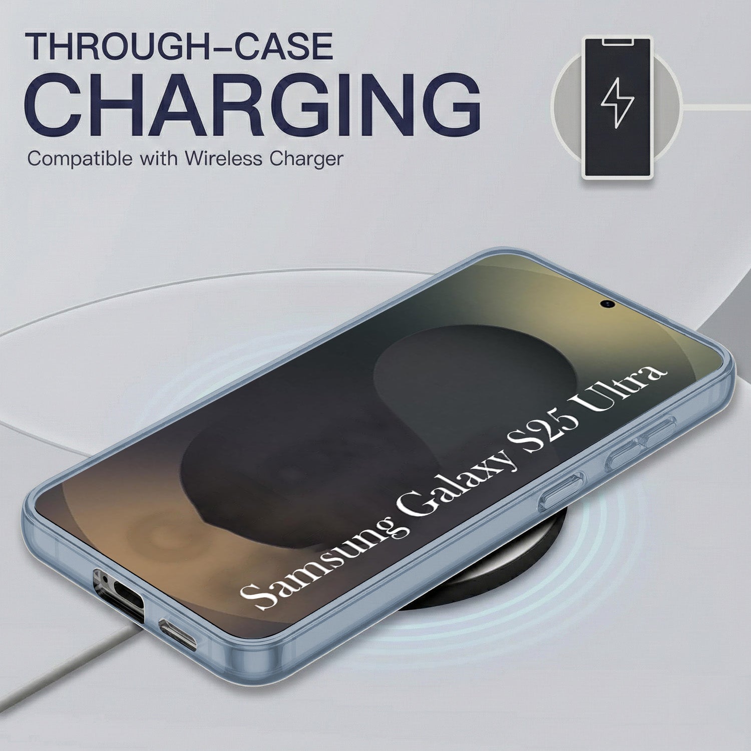 For Samsung Galaxy S25 Ultra Back Cover Case Silicone (Slim Paper Thin | Camera Protection Bump | Minimalist Professional | Soft Flexible)