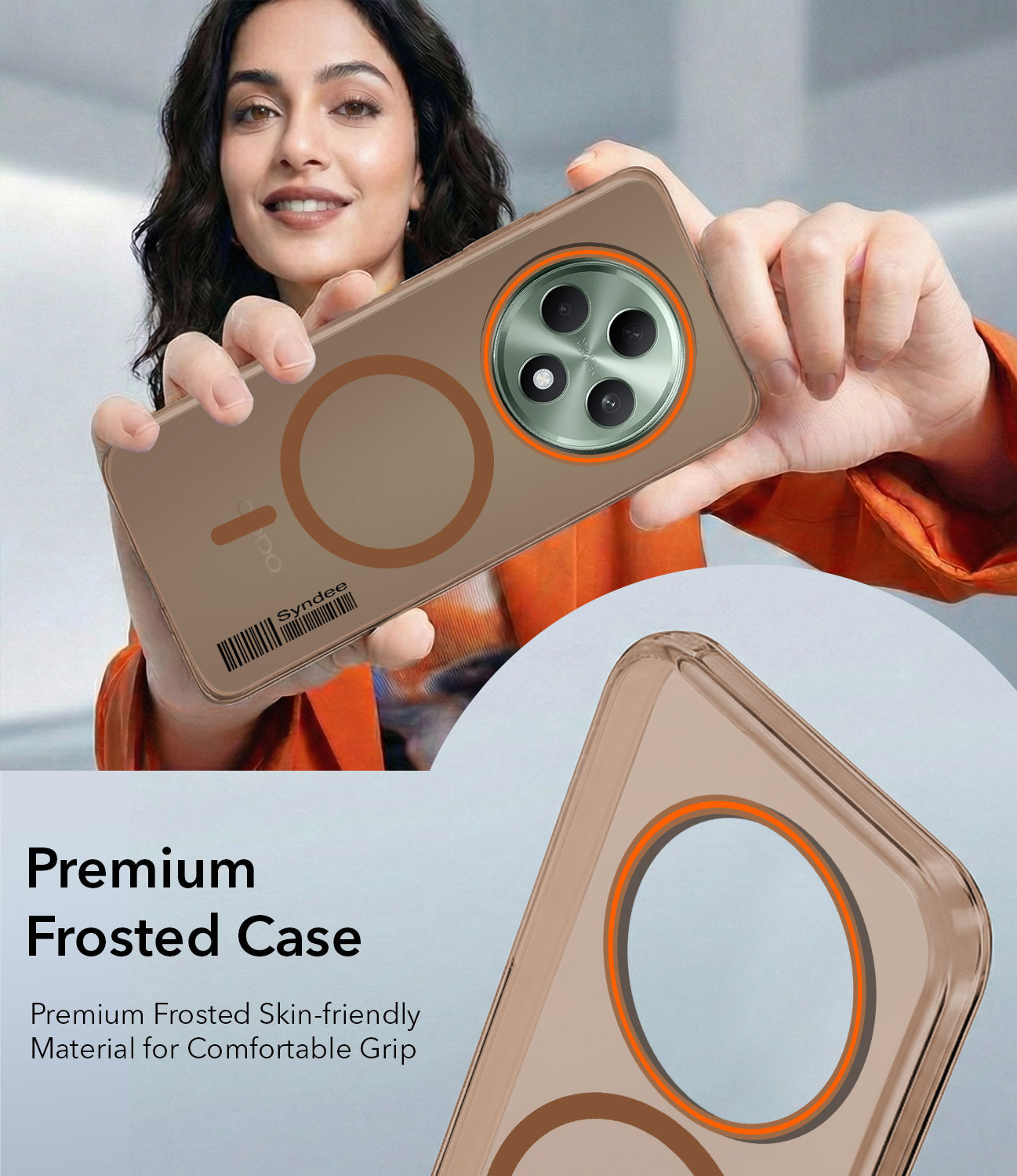 For Oppo F27 5G Back Cover Case (Soft Touch | Camera Bump Protection | MagSafe Compatible | Matte Finish)