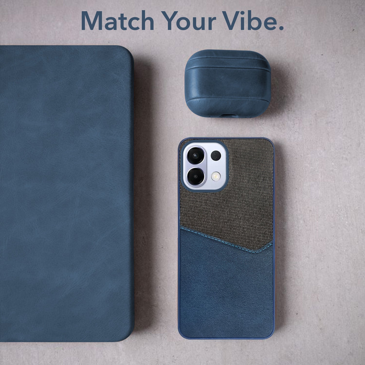 For Oppo K13 Back Cover Case (Dual PU Leather Stitch | Professional Minimalist | Soft and Flexible)