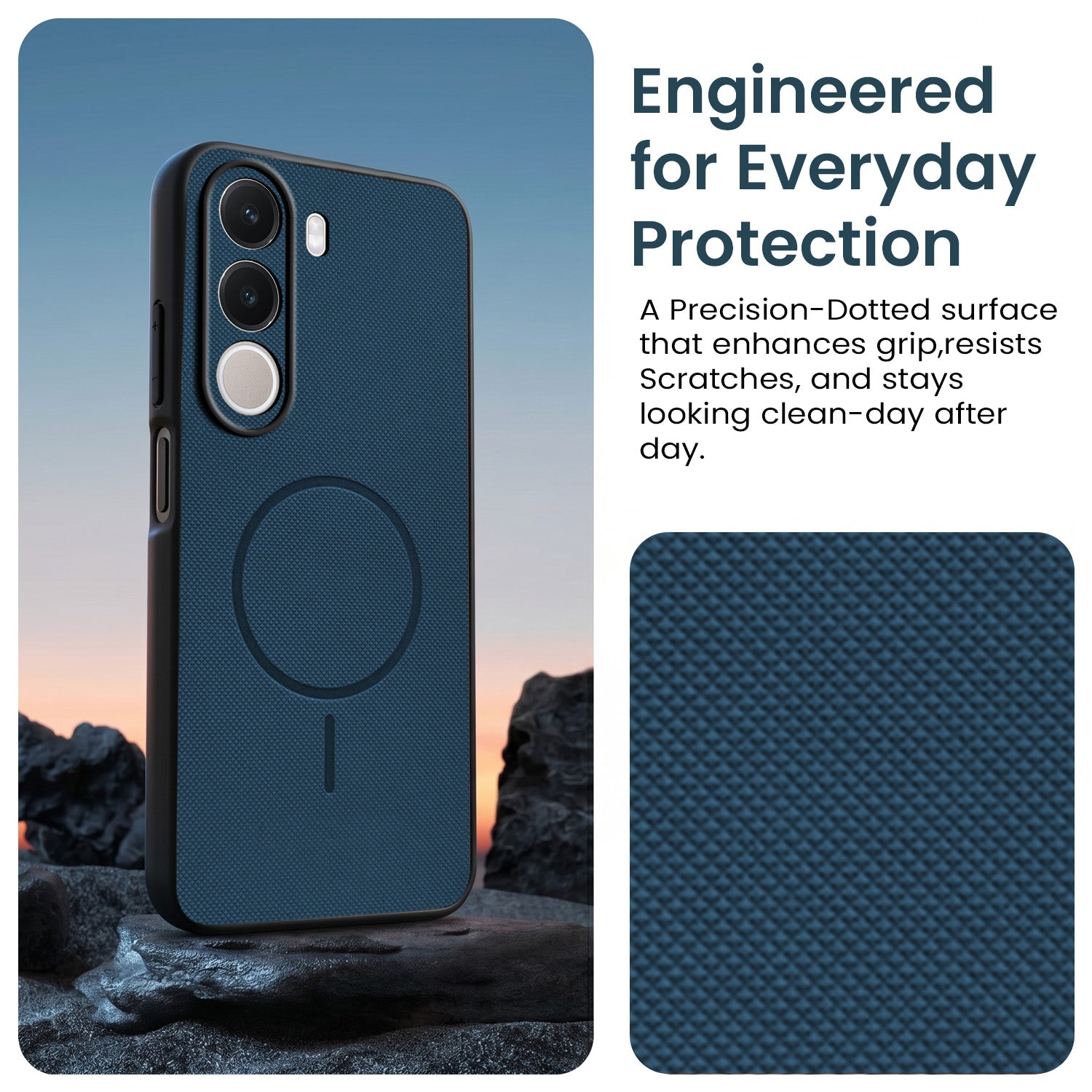 For Realme C100X Back Cover Case PU Leather (Texture Grip Design | Professional Minimalist | Camera Protection | Soft and Flexible)