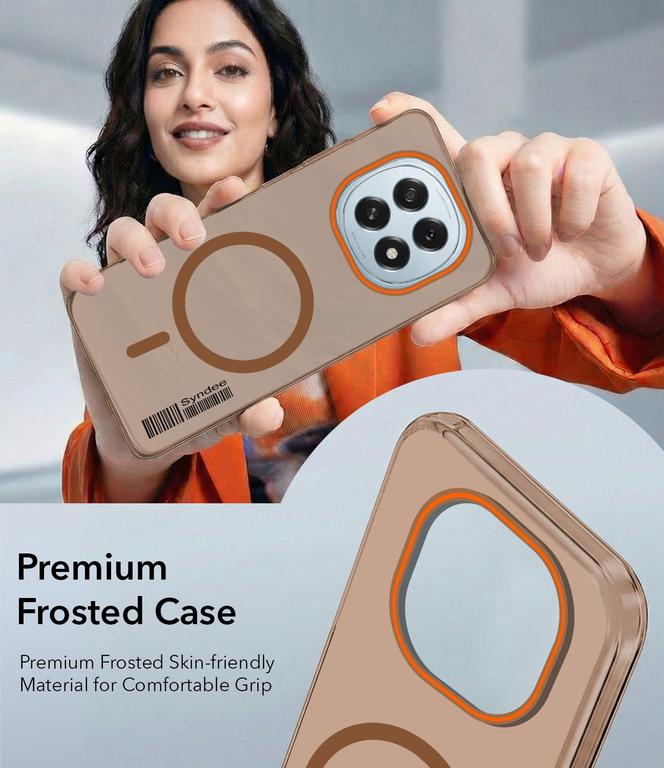 For Oppo F29 Back Cover Case (Soft Touch | Camera Bump Protection | MagSafe Compatible | Matte Finish)