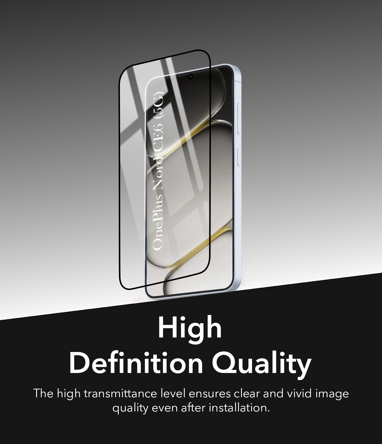 Tempered Glass For Oneplus Nord CE 6 Military-Grade Gorilla Screen Protector With Installation Kit | Shatterproof, Full Coverage, HD Clear, Scratch Resistant (Pack of 1)