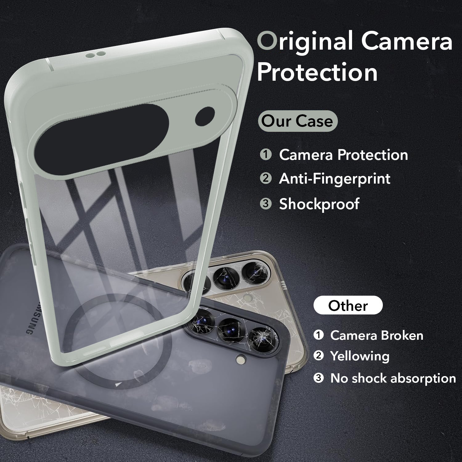 For Google Pixel 9 Back Cover Case Ultra-Hybrid (Lifetime Anti Yellow | Anti Scratch | Crystal Clear Shockproof)