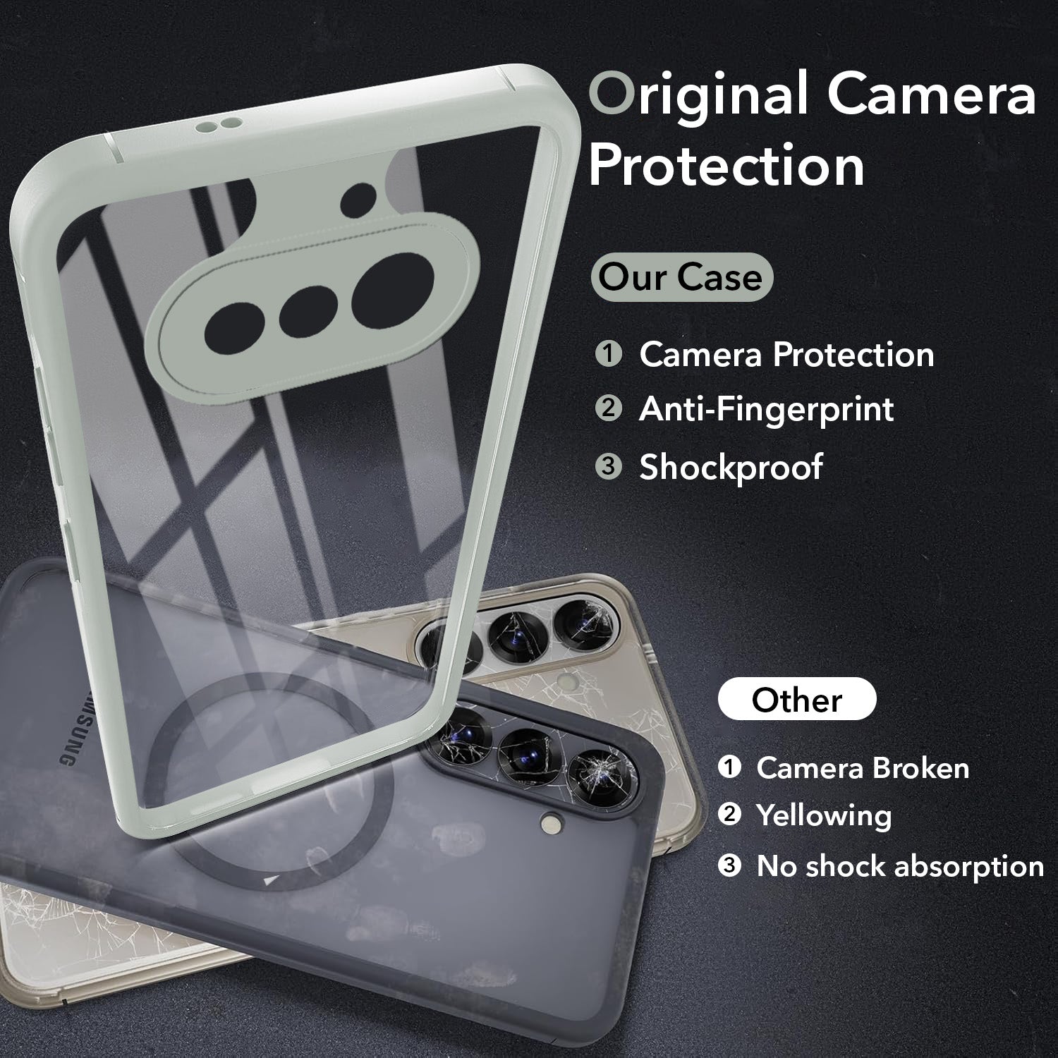 For Nothing Phone 4A 5G  Back Cover Case Ultra-Hybrid (Lifetime Anti Yellow | Anti Scratch | Crystal Clear Shockproof)