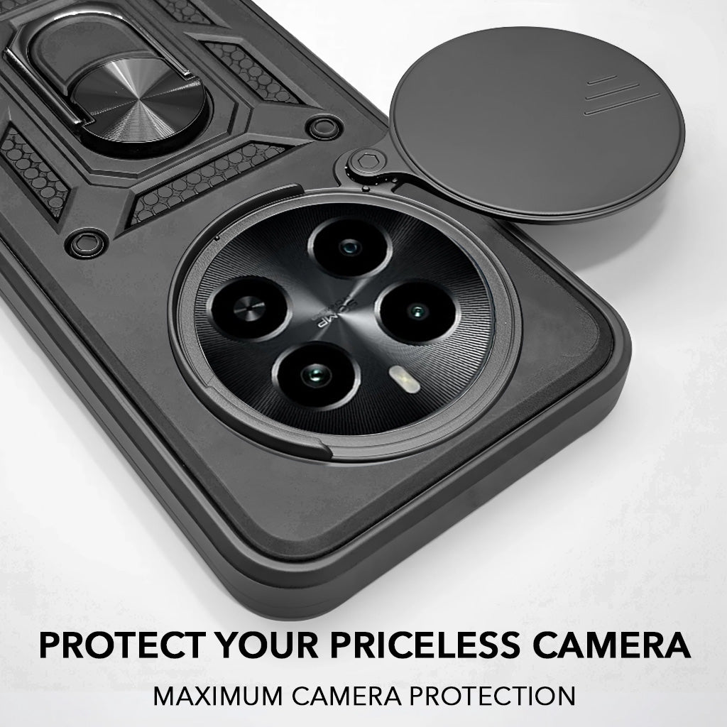 For Realme Narzo 70 5G Back Cover Case (Hybrid Dual Armor Polycarbonate)
