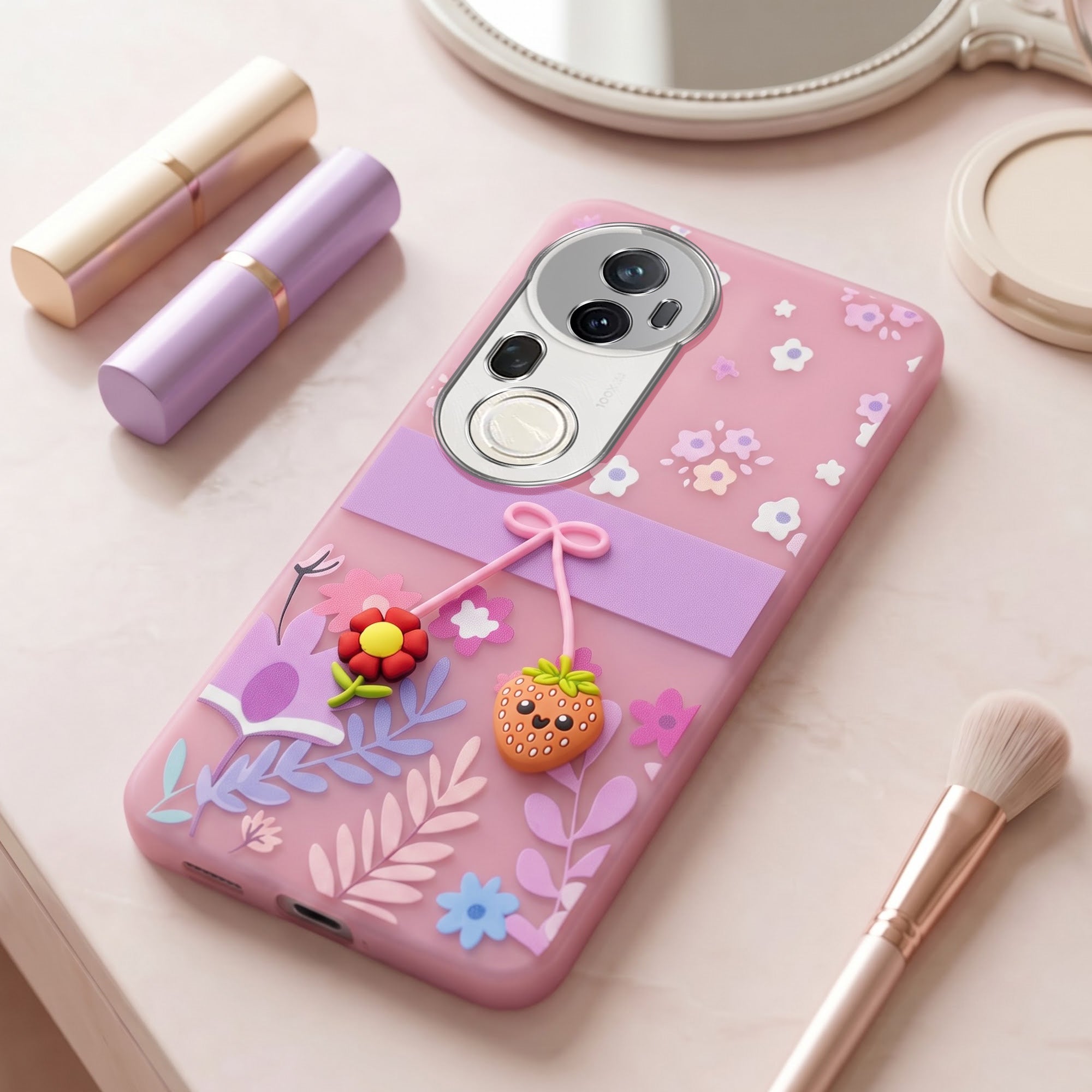 For Vivo T4 Ultra Back Cover Case (3D Cute Cartoons | Hard Back Side Soft | Matte Premium Finish | HD Printing)