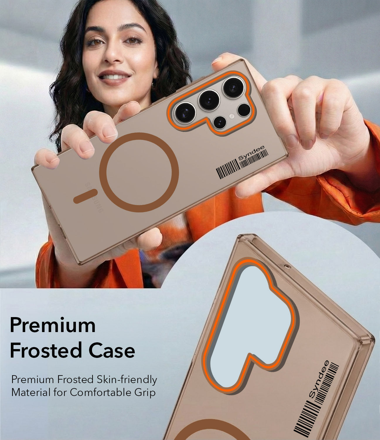 For Samsung Galaxy S24 Ultra Back Cover Case (Soft Touch | Camera Bump Protection | MagSafe Compatible | Matte Finish)
