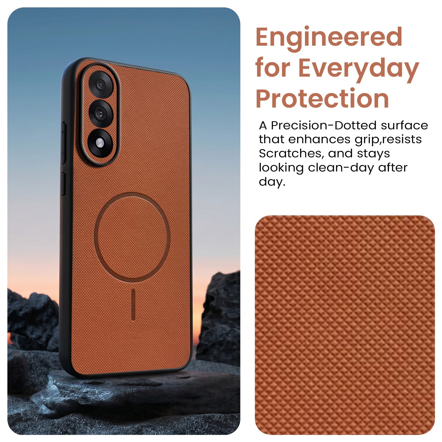For Oneplus Nord 5 Back Cover Case PU Leather (Texture Grip Design | Professional Minimalist | Camera Protection | Soft and Flexible)