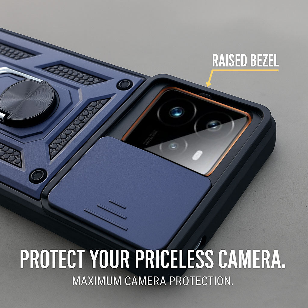 For Realme GT 7 Pro Back Cover Case (Hybrid Dual Armor Polycarbonate)