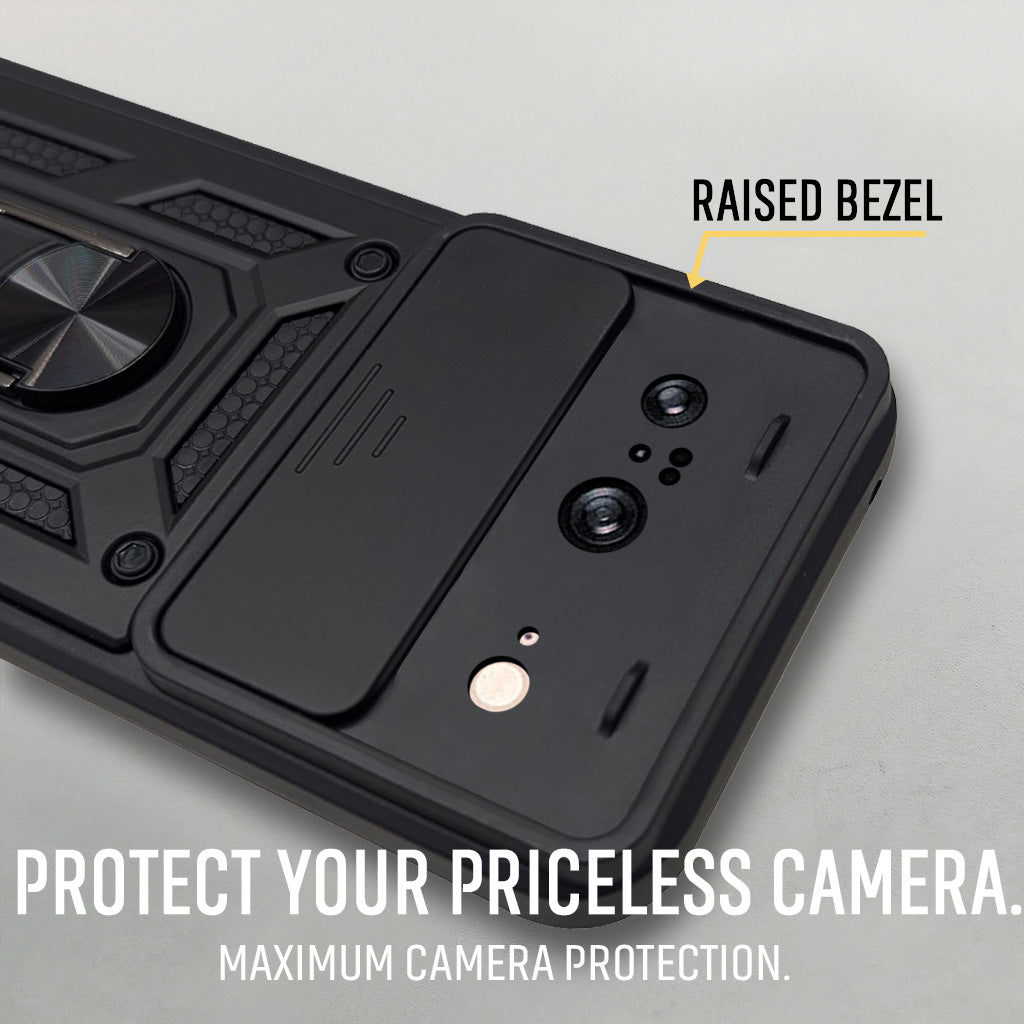 For Google Pixel 8 Back Cover Case (Hybrid Dual Armor Polycarbonate)
