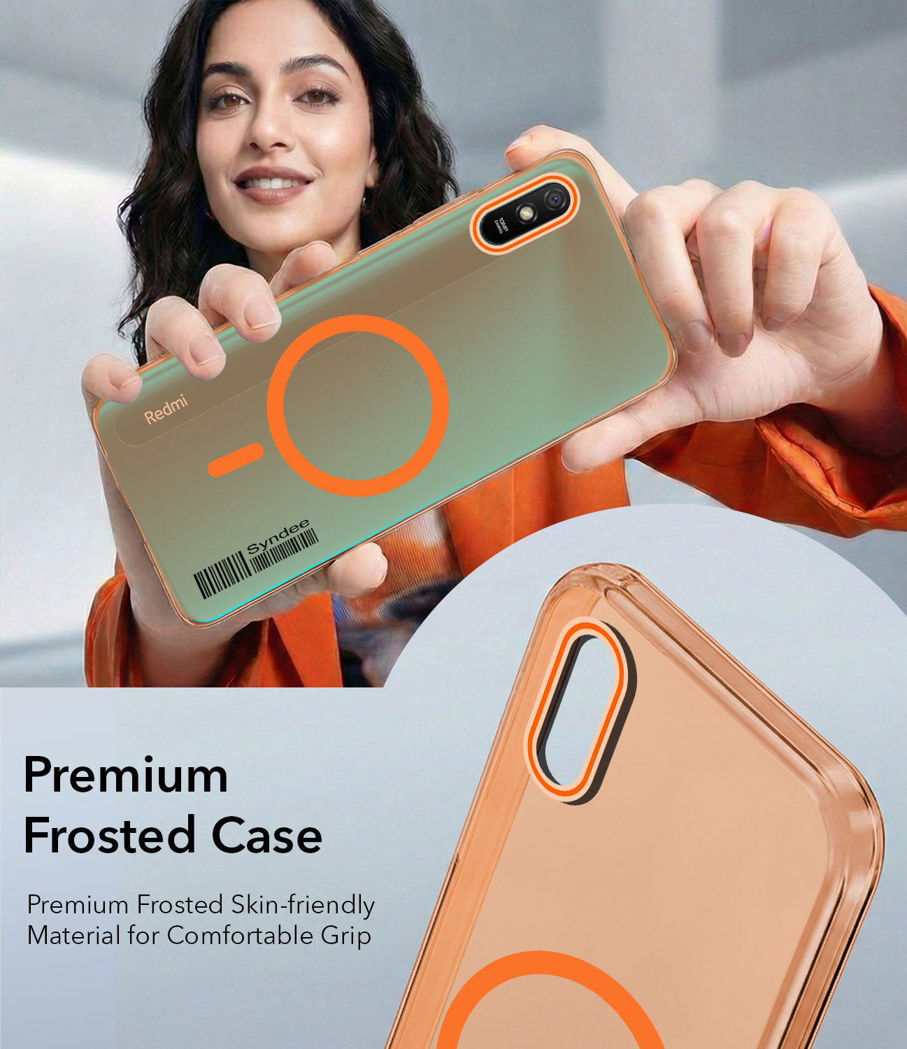 For Xiaomi Mi Redmi 9A | Redmi 9i Back Cover Case (Soft Touch | Camera Bump Protection | MagSafe Compatible | Matte Finish)