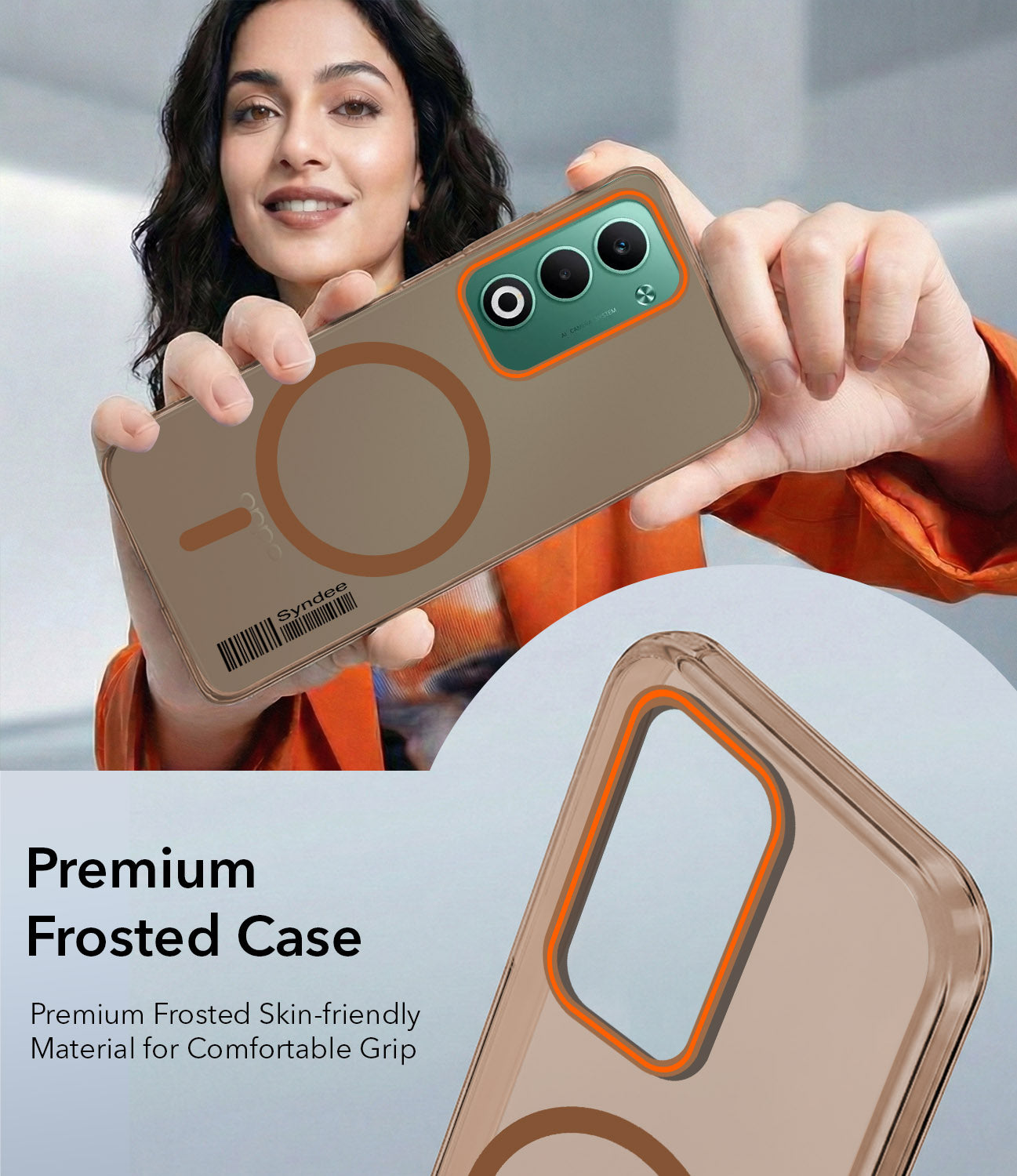 For Oppo A5 5G Back Cover Case (Soft Touch | Camera Bump Protection | MagSafe Compatible | Matte Finish)