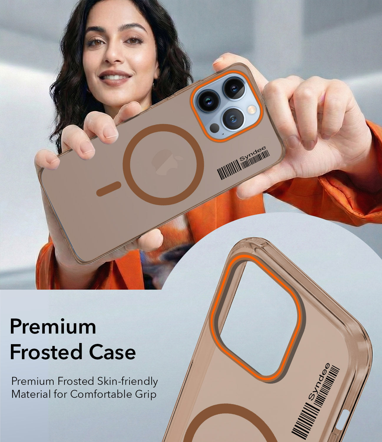 For Apple iPhone 13 Pro Back Cover Case (Soft Touch | Camera Bump Protection | MagSafe Compatible | Matte Finish)