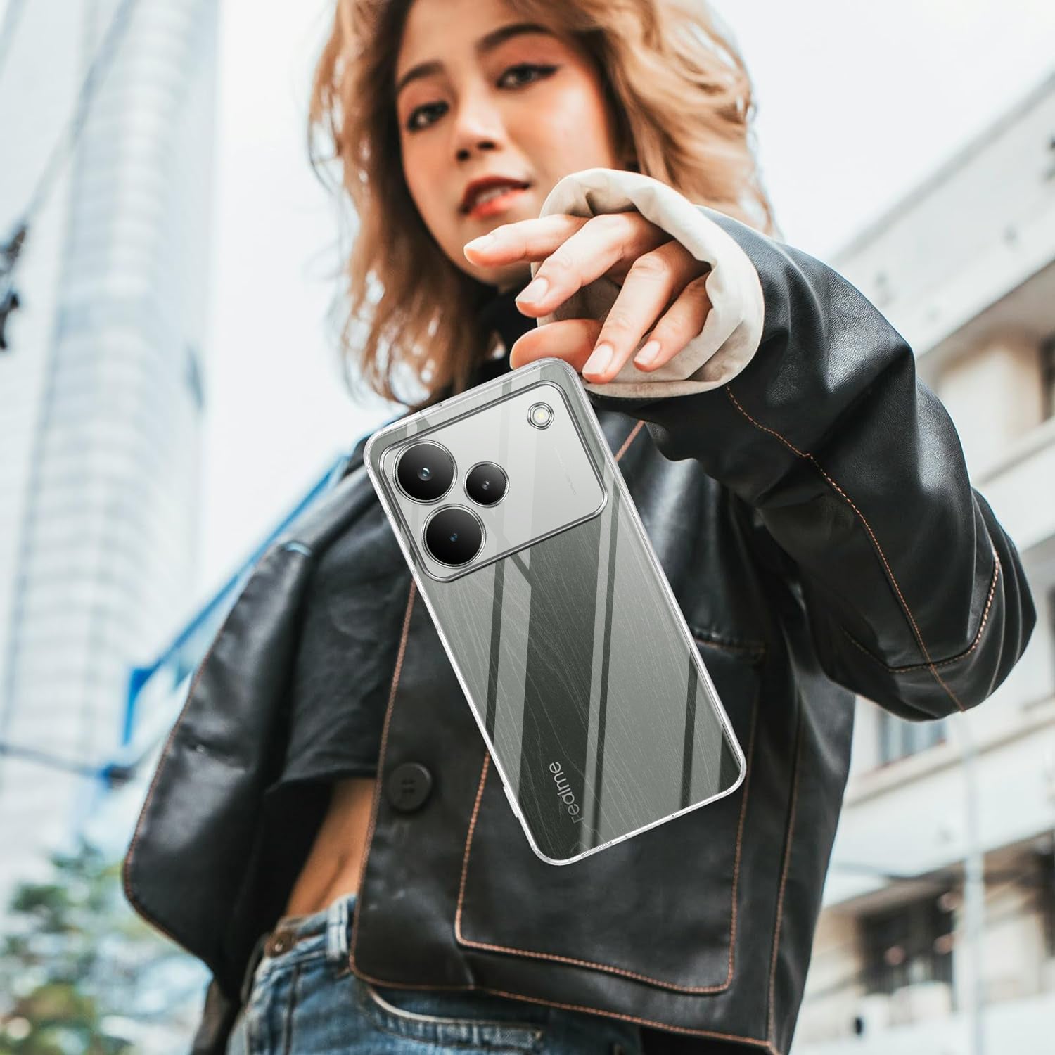 For Realme P4 Pro Back Cover Case (Clear Shockproof Case with Camera Protection | Soft and Flexible | Transparent)