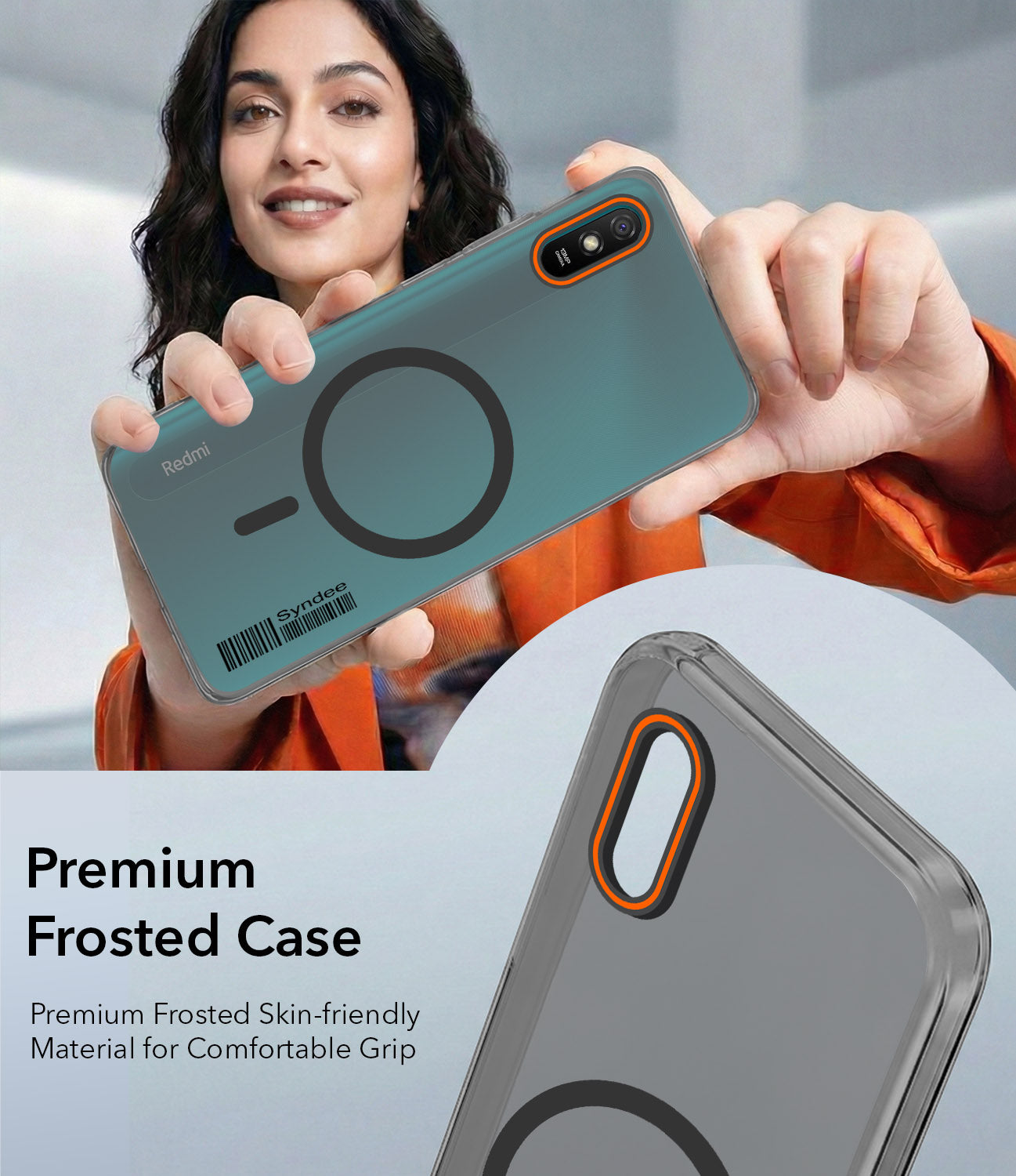 For Xiaomi Mi Redmi 9A | Redmi 9i Back Cover Case (Soft Touch | Camera Bump Protection | MagSafe Compatible | Matte Finish)