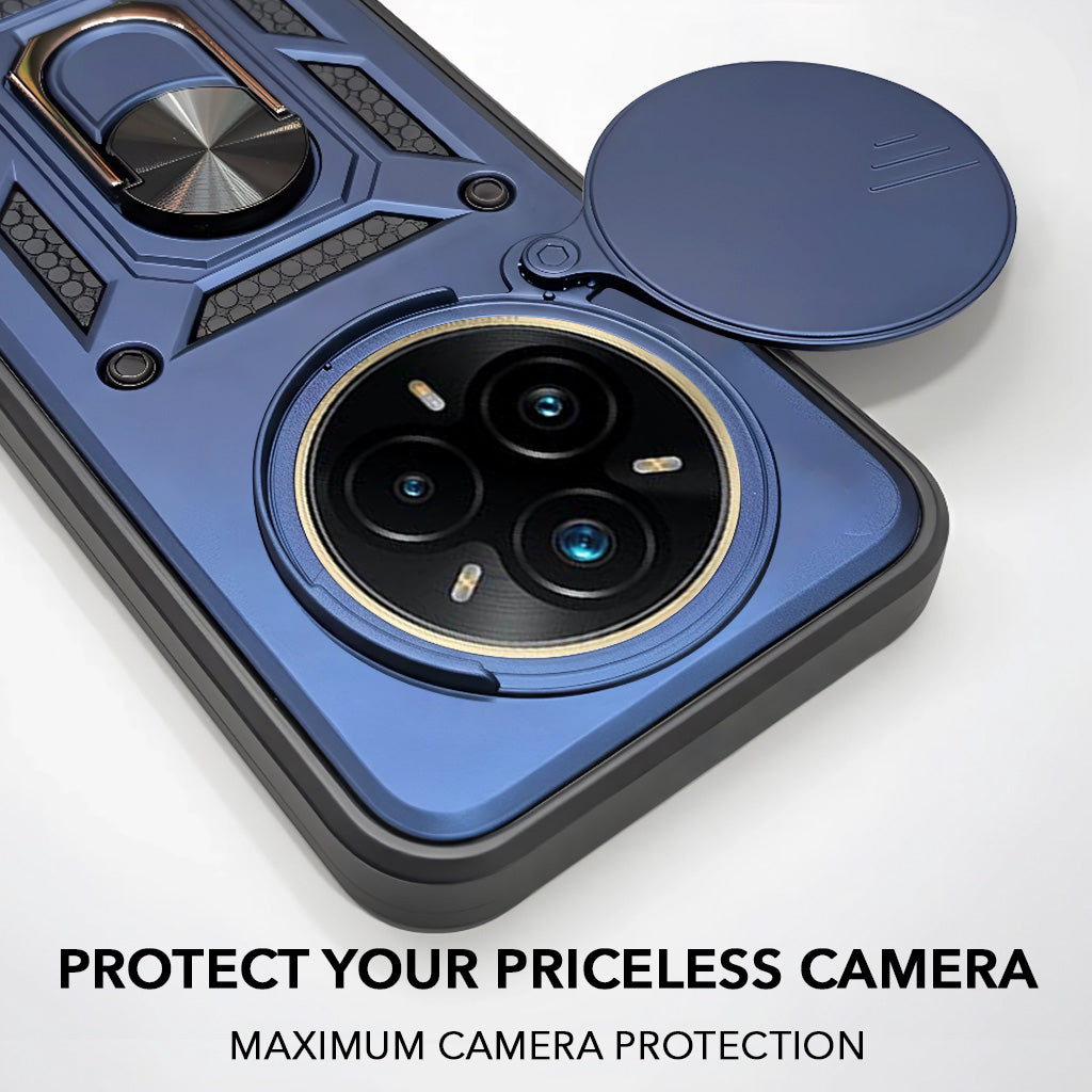 For Realme 14 Pro Plus 5G Back Cover Case (Hybrid Dual Armor Polycarbonate)