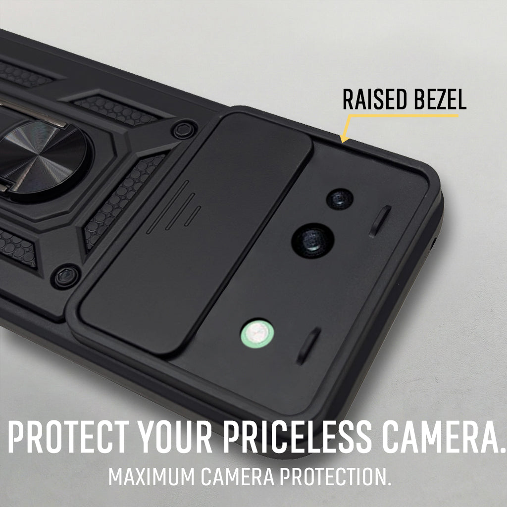 For Google Pixel 8a Back Cover Case (Hybrid Dual Armor Polycarbonate)