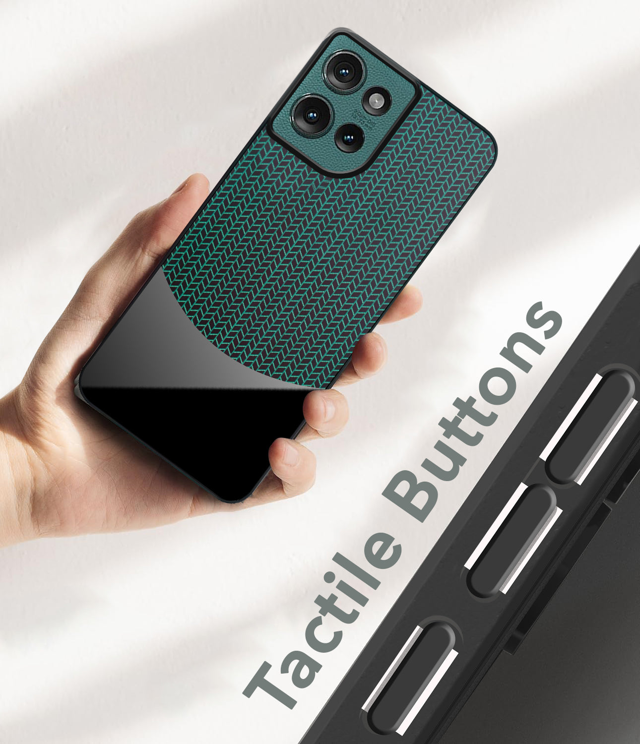 For Motorola Moto Edge 50 5G Silicone Finish Back Cover Case  (Premium Minimalist Professional Feel | Camera Protection Bump)
