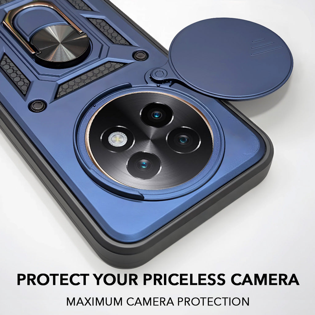 For Realme 13 Plus Back Cover Case  (Hybrid Dual Armor Polycarbonate)