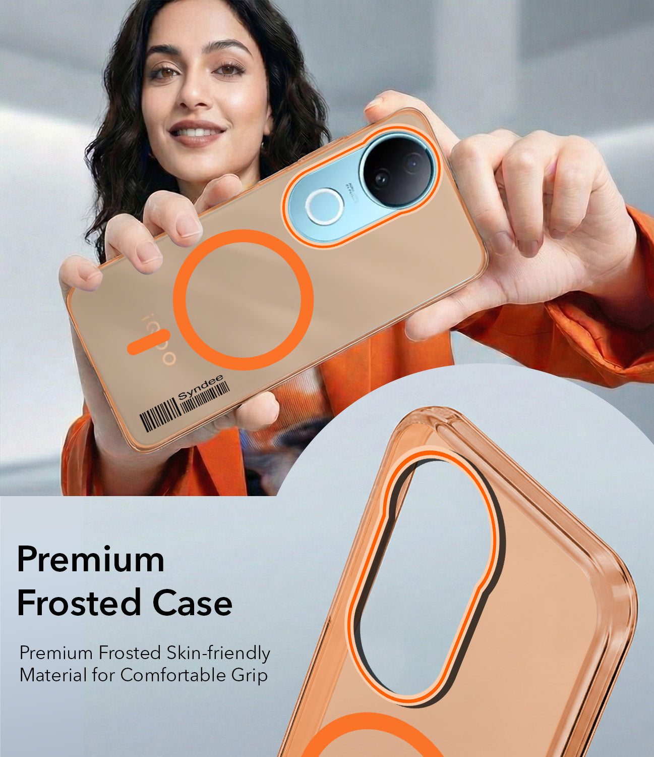 For Vivo iQOO Z10R Back Cover Case (Soft Touch | Camera Bump Protection | MagSafe Compatible | Matte Finish)
