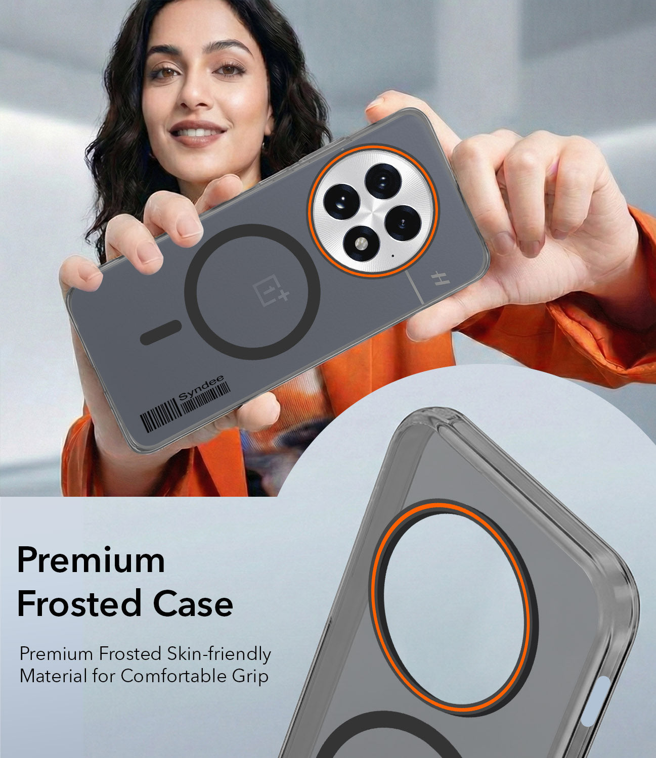 For OnePlus 13 Back Cover Case (Soft Touch | Camera Bump Protection | MagSafe Compatible | Matte Finish)