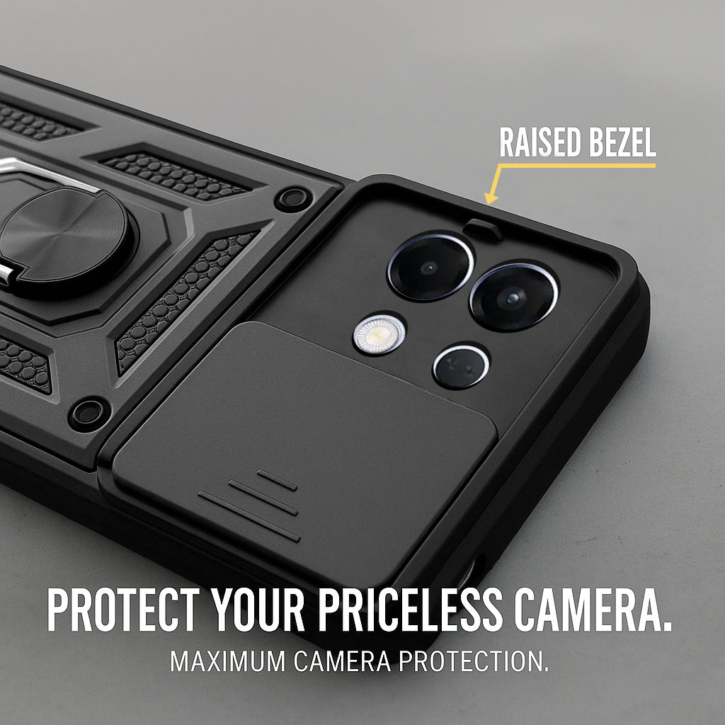For Oppo K13 Back Cover Case (Hybrid Dual Armor Polycarbonate