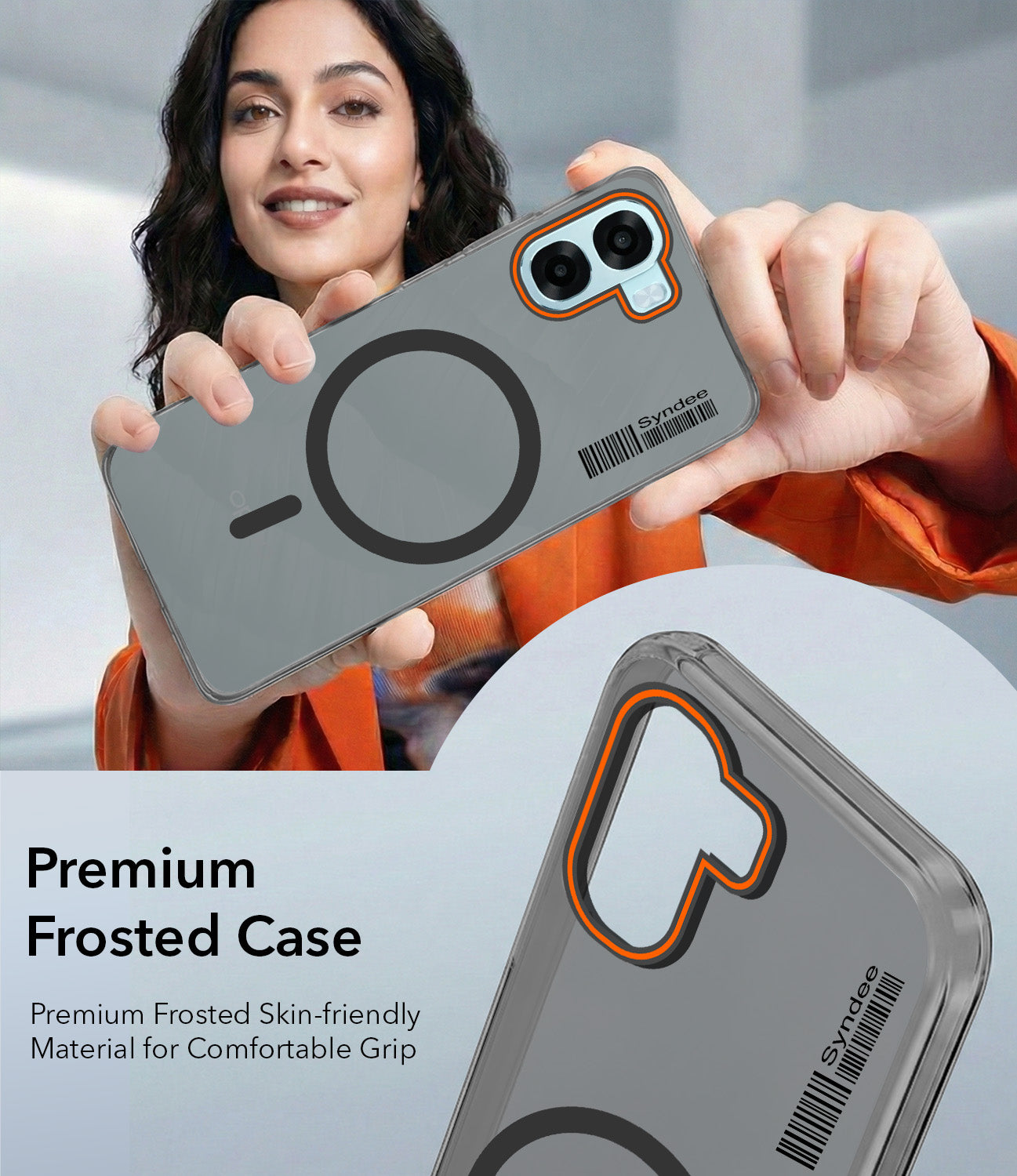 For Oppo A6X | Oppo A6S Back Cover Case (Soft Touch | Camera Bump Protection | MagSafe Compatible | Matte Finish)